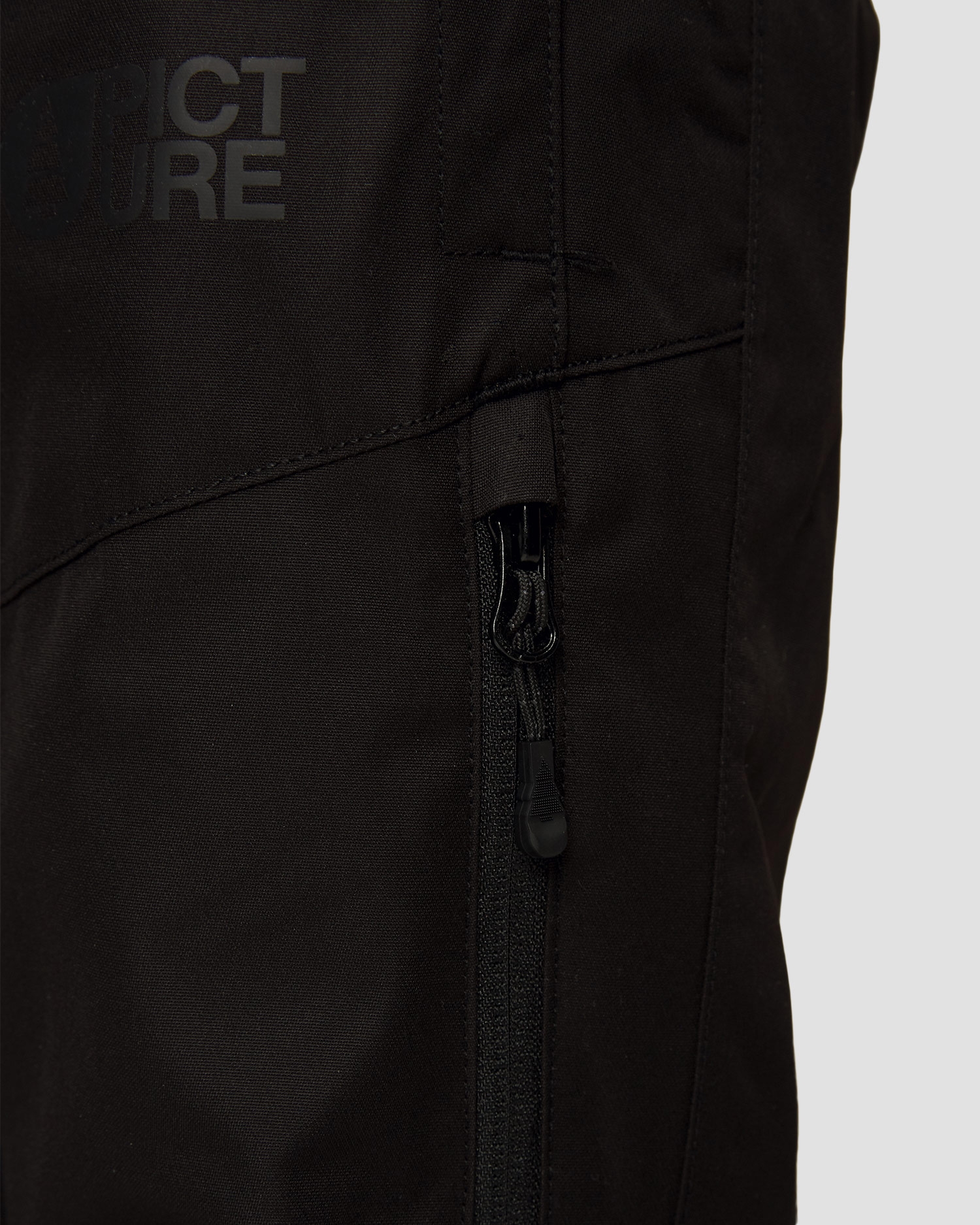 Černé dětské lyžařské kalhoty Picture Organic Clothing Time 10/10