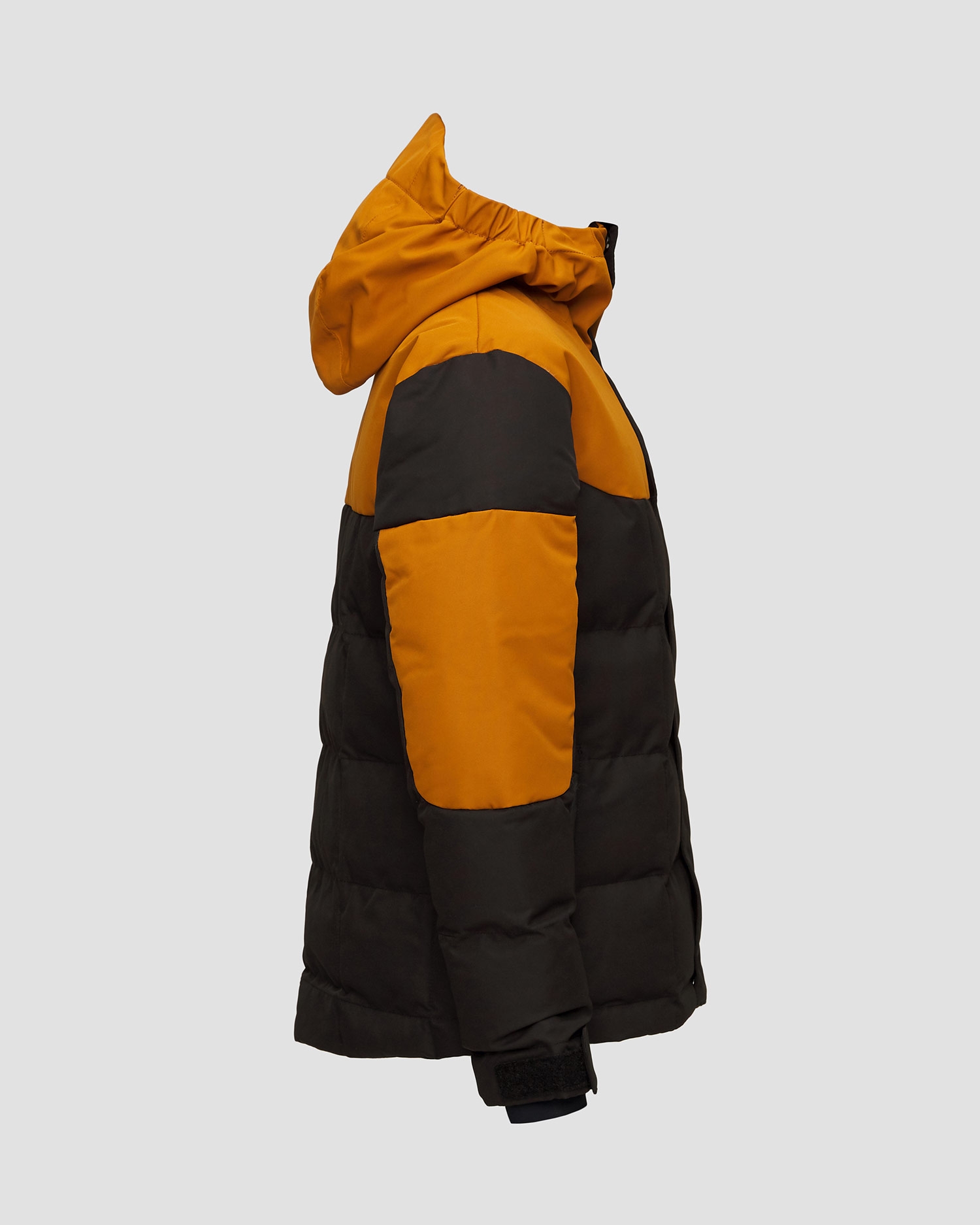 Černá a hnědá dětská lyžařská bunda Picture Organic Clothing Olyver 20/20