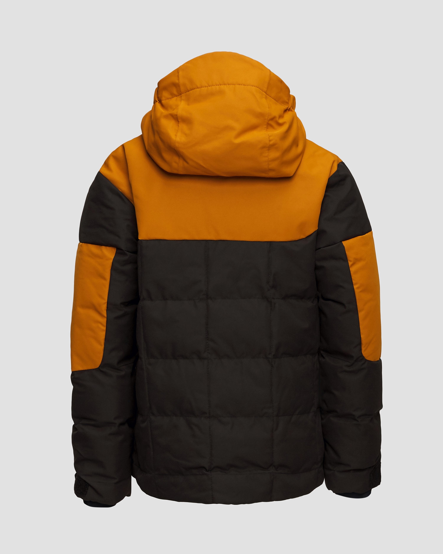 Černá a hnědá dětská lyžařská bunda Picture Organic Clothing Olyver 20/20