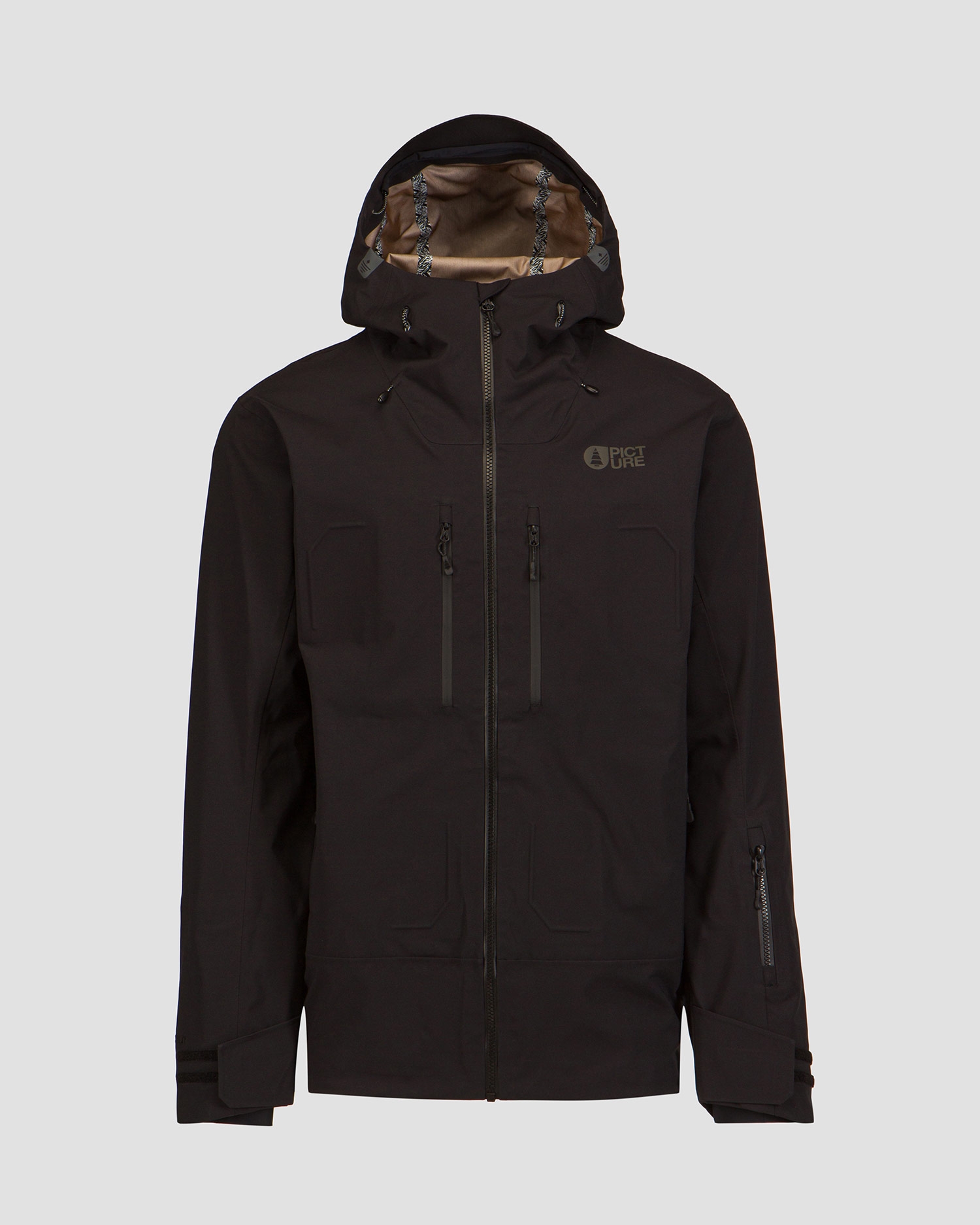 Černá pánská hardshellová bunda Picture Organic Clothing Welcome 3L 20/20
