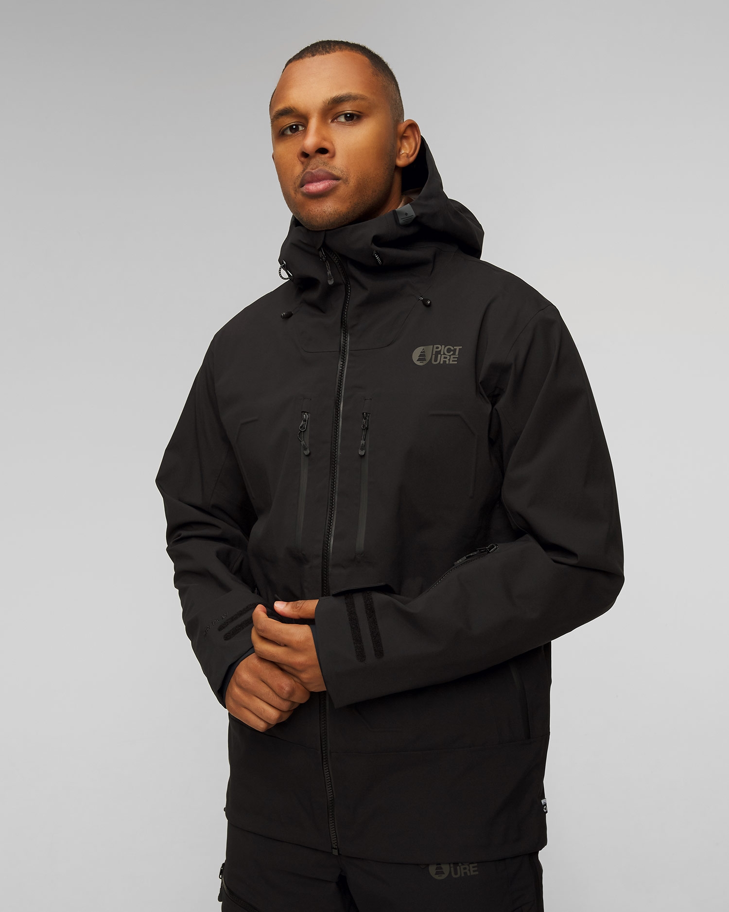 Černá pánská hardshellová bunda Picture Organic Clothing Welcome 3L 20/20