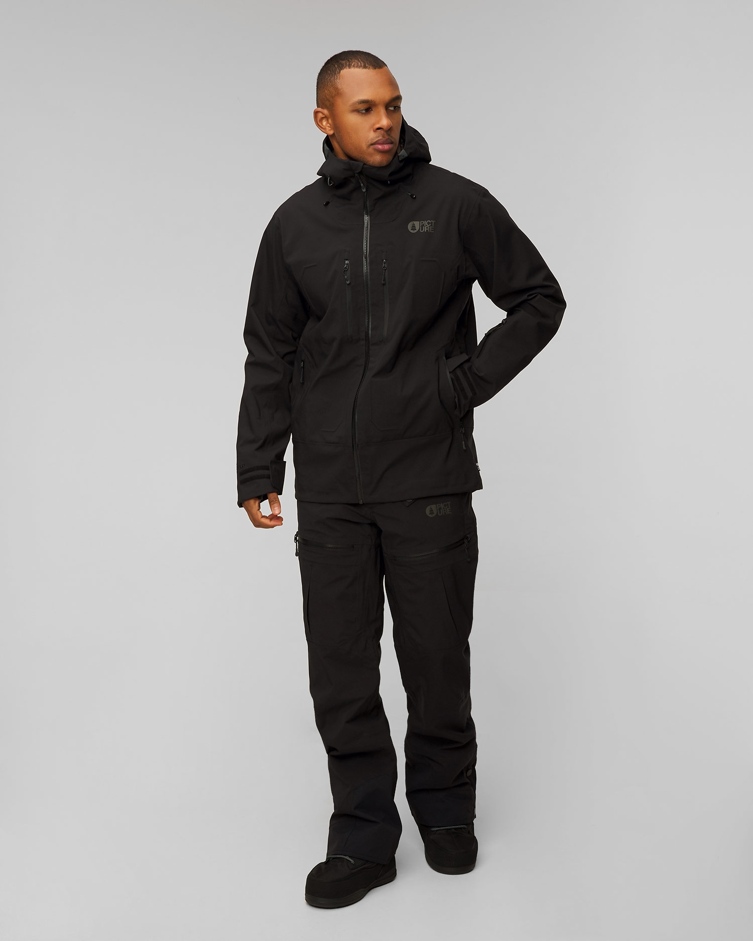 Černá pánská hardshellová bunda Picture Organic Clothing Welcome 3L 20/20