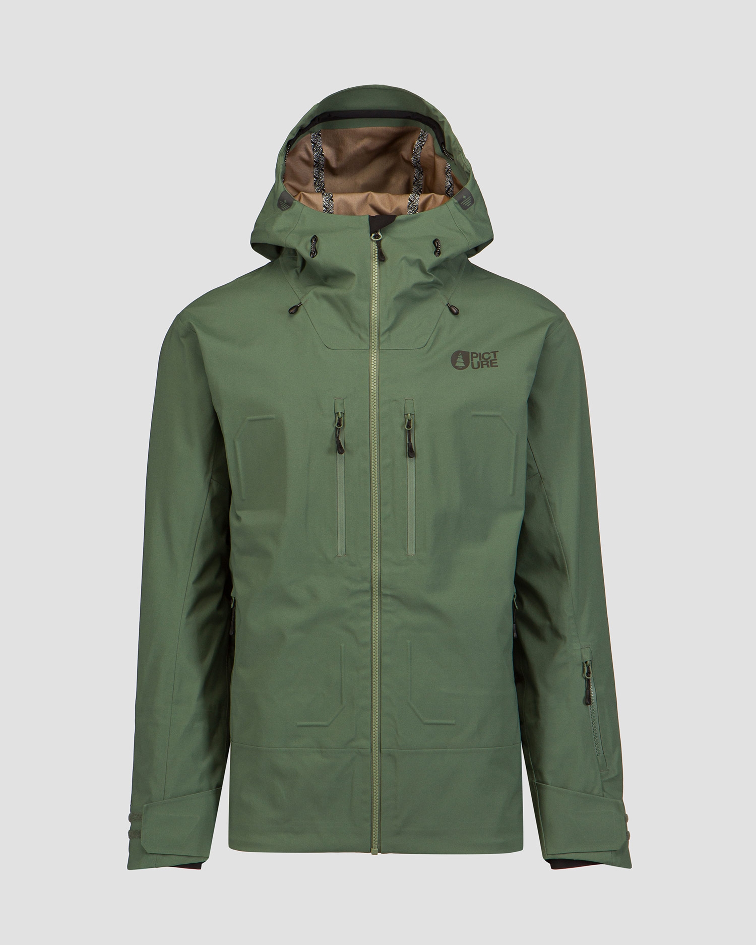 Zelená pánská hardshellová bunda Picture Organic Clothing Welcome 3L 20/20