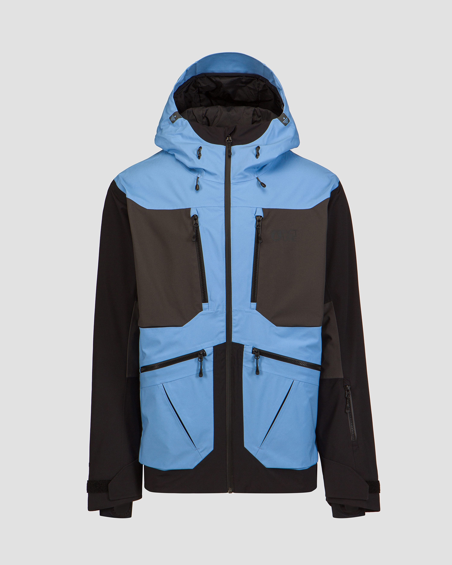 Modrá a černá pánská freeridová bunda Picture Organic Clothing Naikoon 20/20