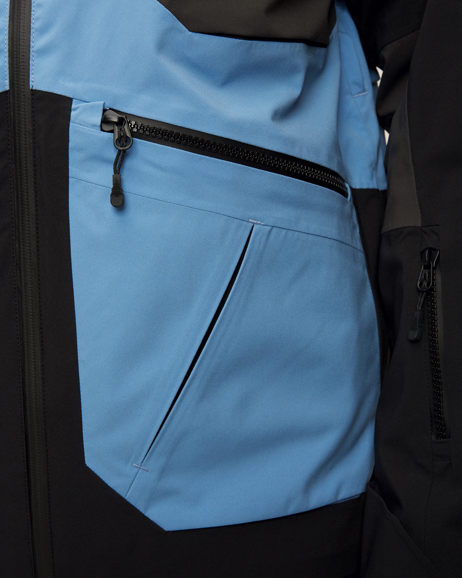 Modrá a černá pánská freeridová bunda Picture Organic Clothing Naikoon 20/20