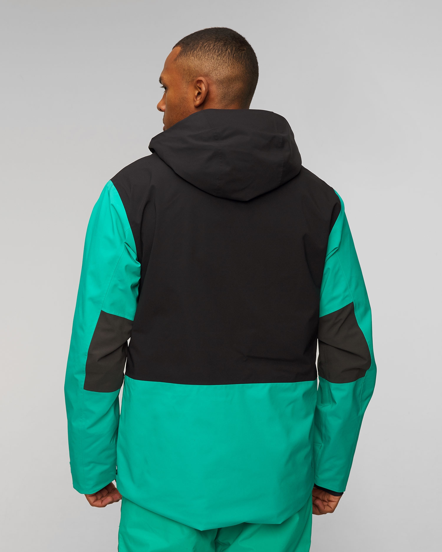 Zelená a černá pánská freeridová bunda Picture Organic Clothing Naikoon 20/20