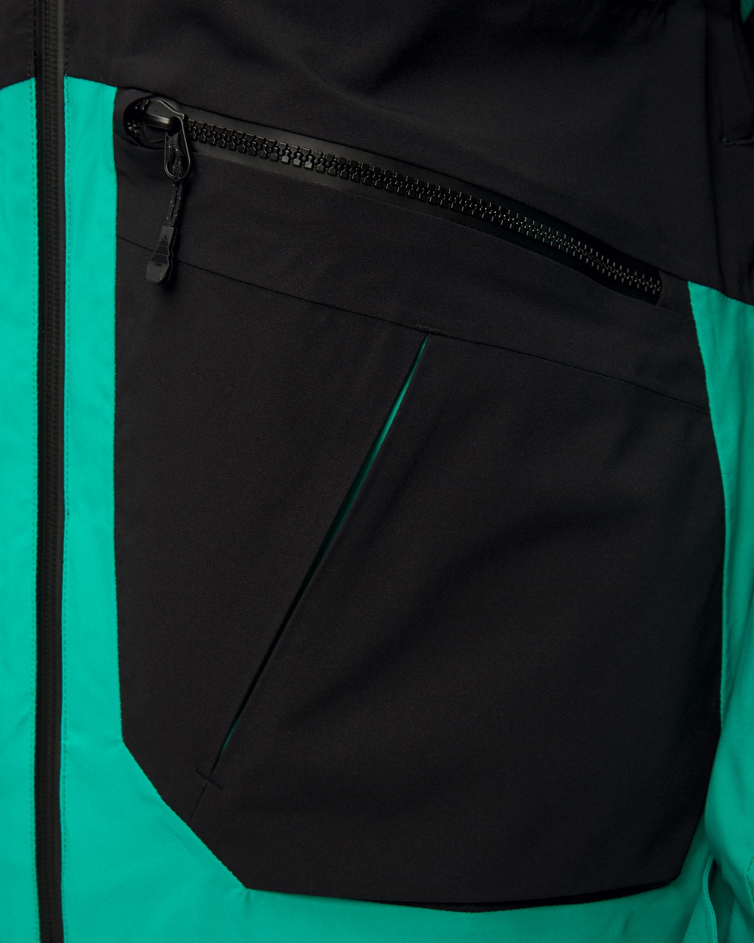 Zelená a černá pánská freeridová bunda Picture Organic Clothing Naikoon 20/20