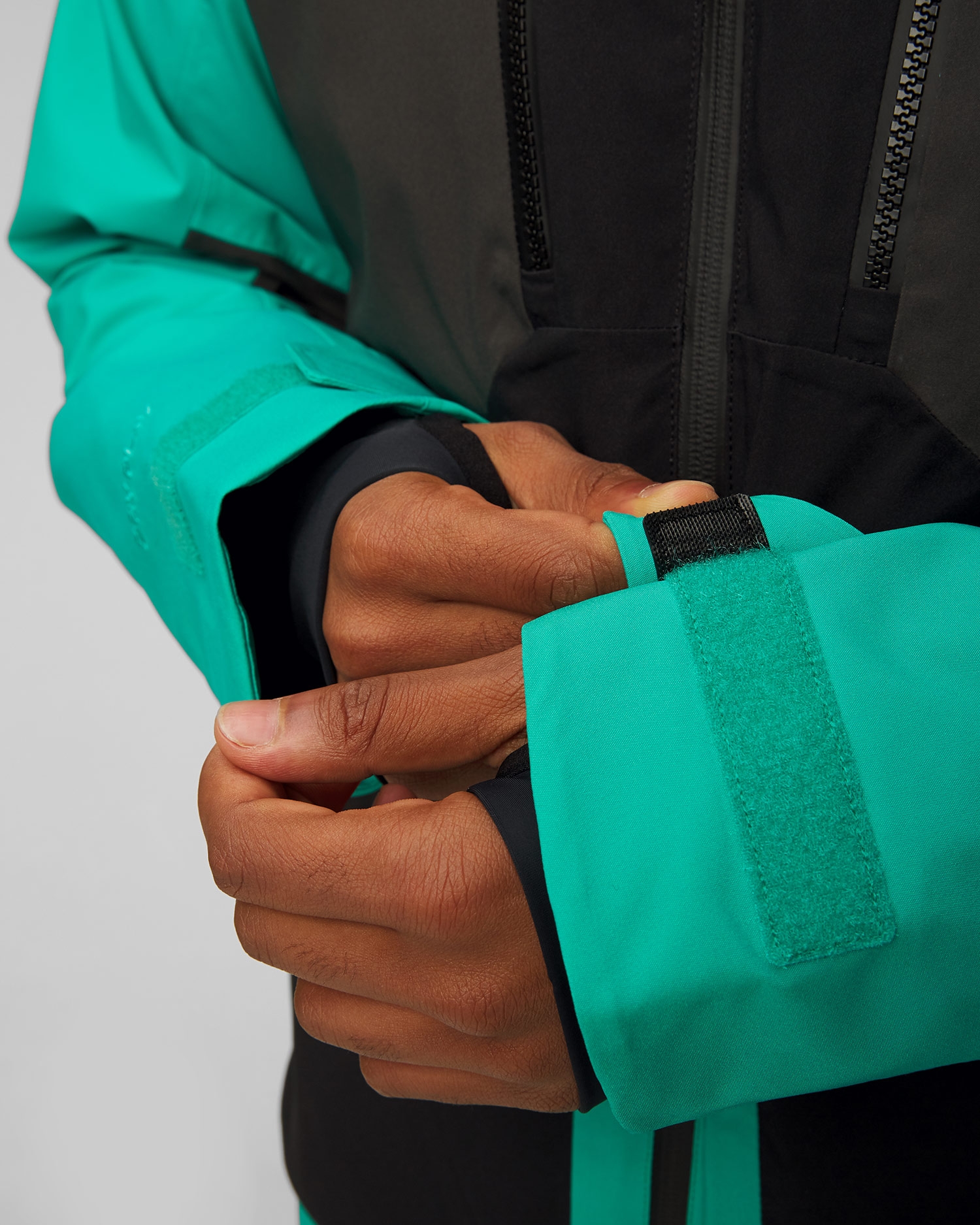 Zelená a černá pánská freeridová bunda Picture Organic Clothing Naikoon 20/20