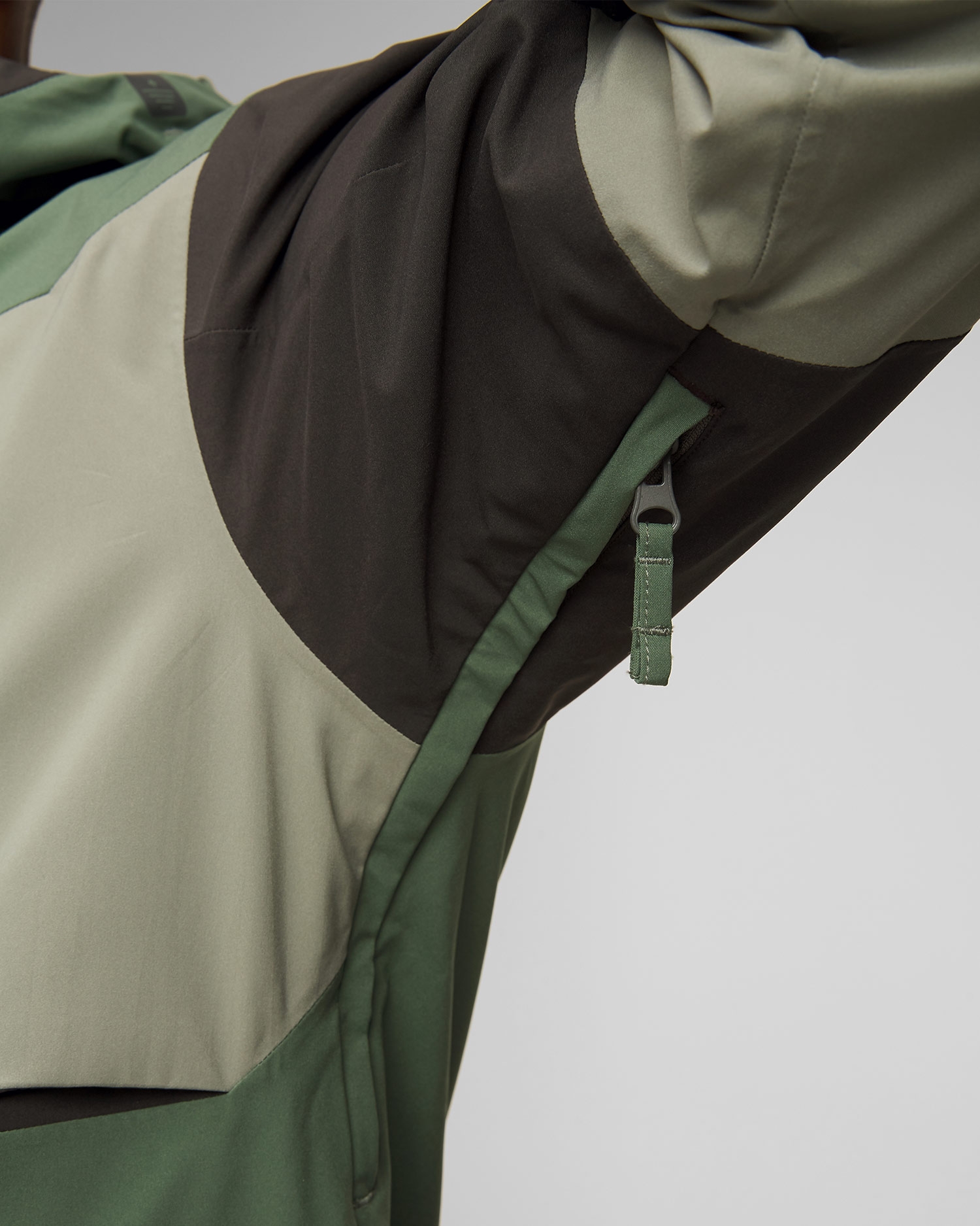 Zelená a černá pánská freeridová bunda Picture Organic Clothing Naikoon 20/20