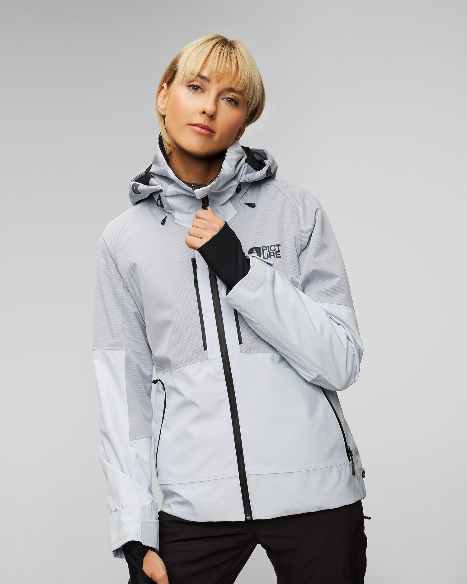 Modrá dámská lyžařská bunda Picture Organic Clothing Sygna 20/20