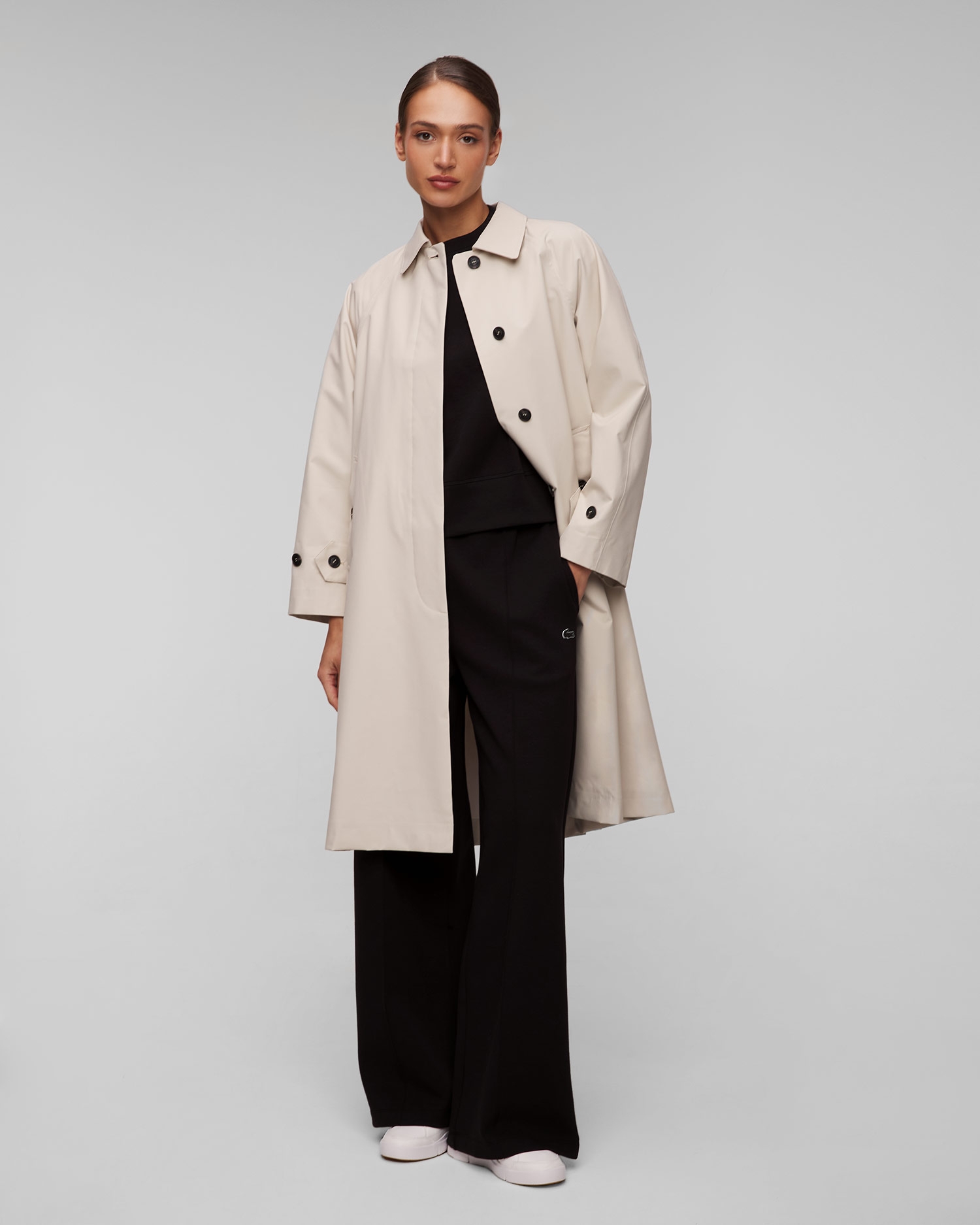 Béžový dámský kabát Save the Duck Zola