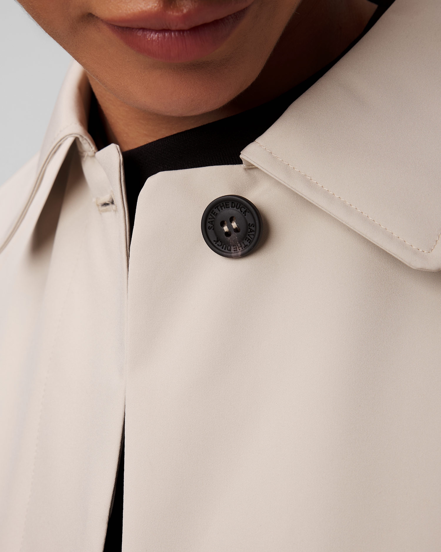 Béžový dámský kabát Save the Duck Zola