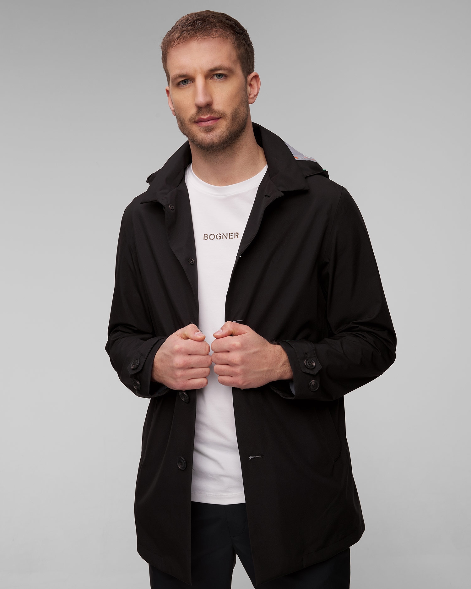 Pánský černý kabát Save the Duck Benjamin