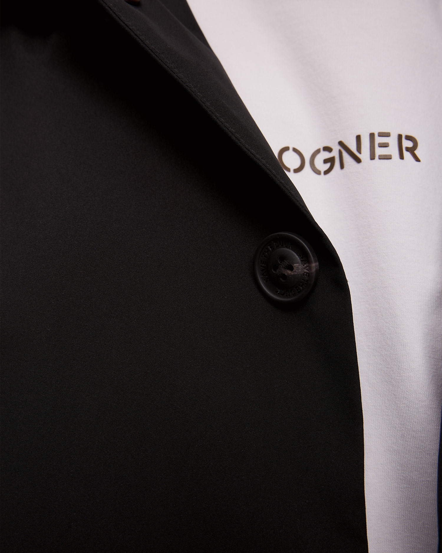 Pánský černý kabát Save the Duck Benjamin