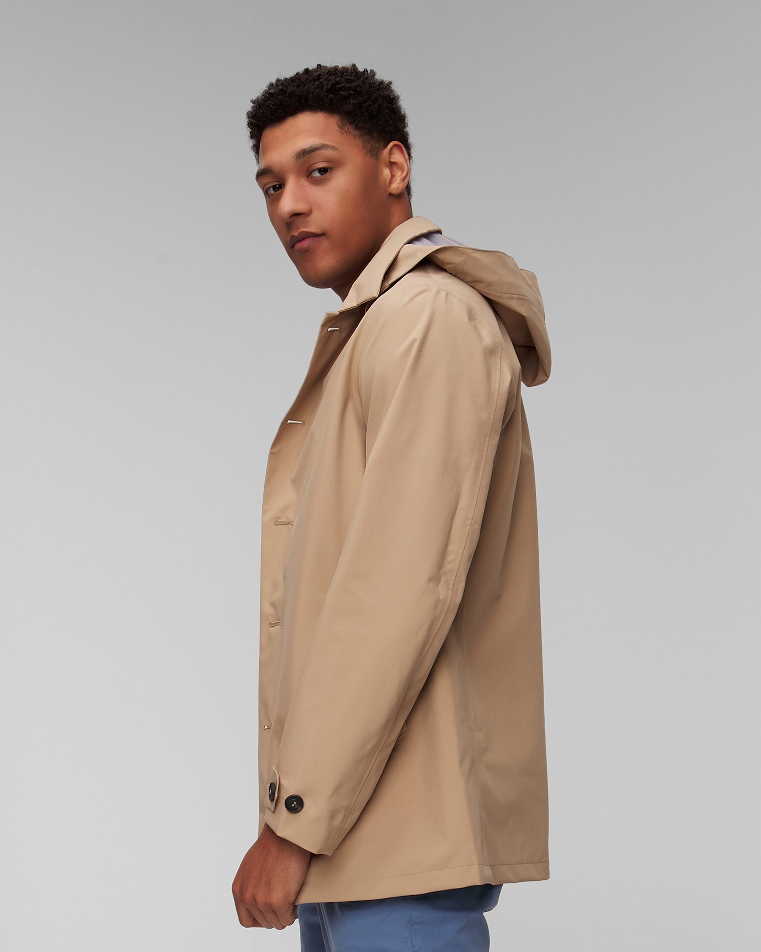 Béžový pánský kabát Save the Duck Benjamin