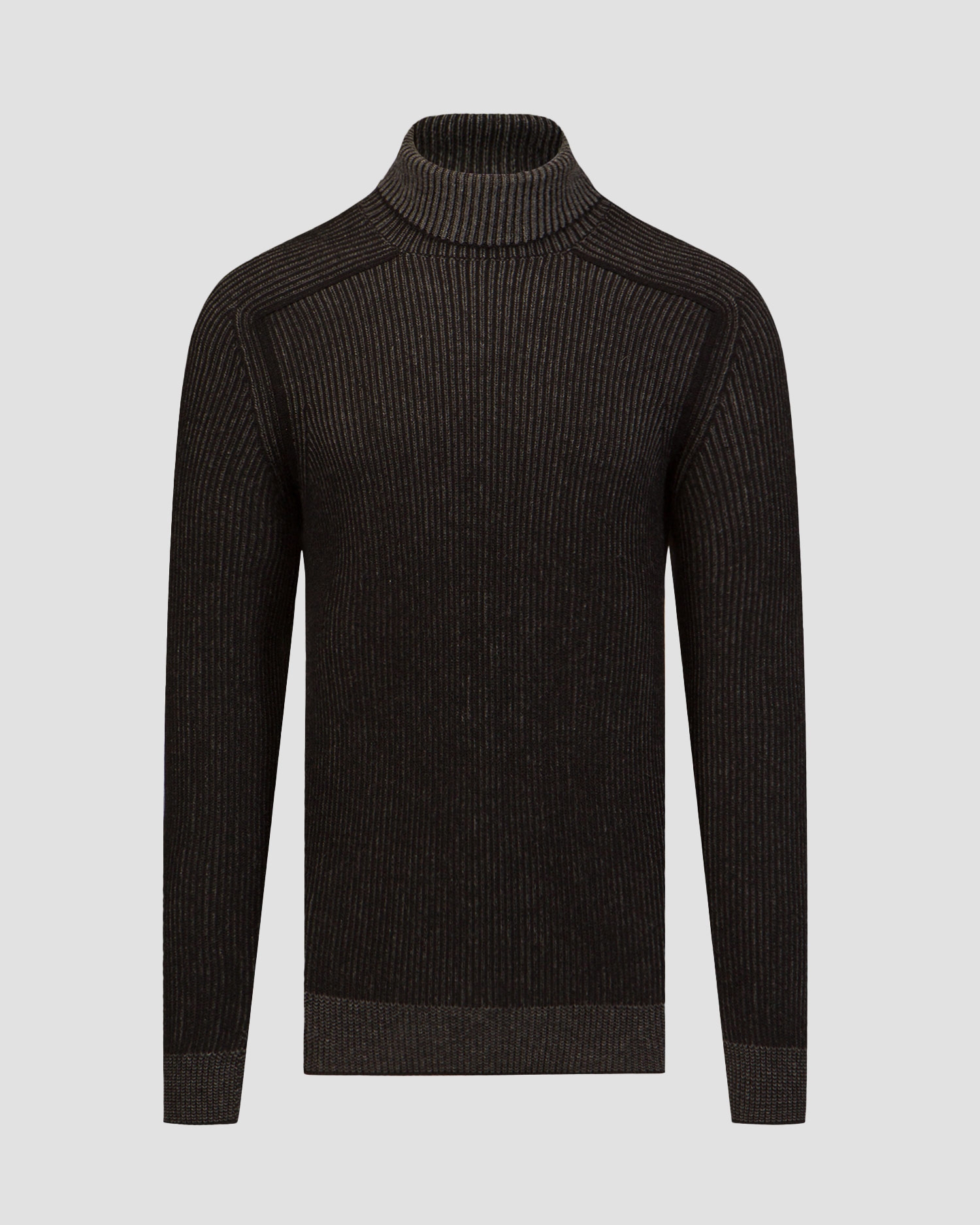 Černý pánský kašmírový rolák Sease