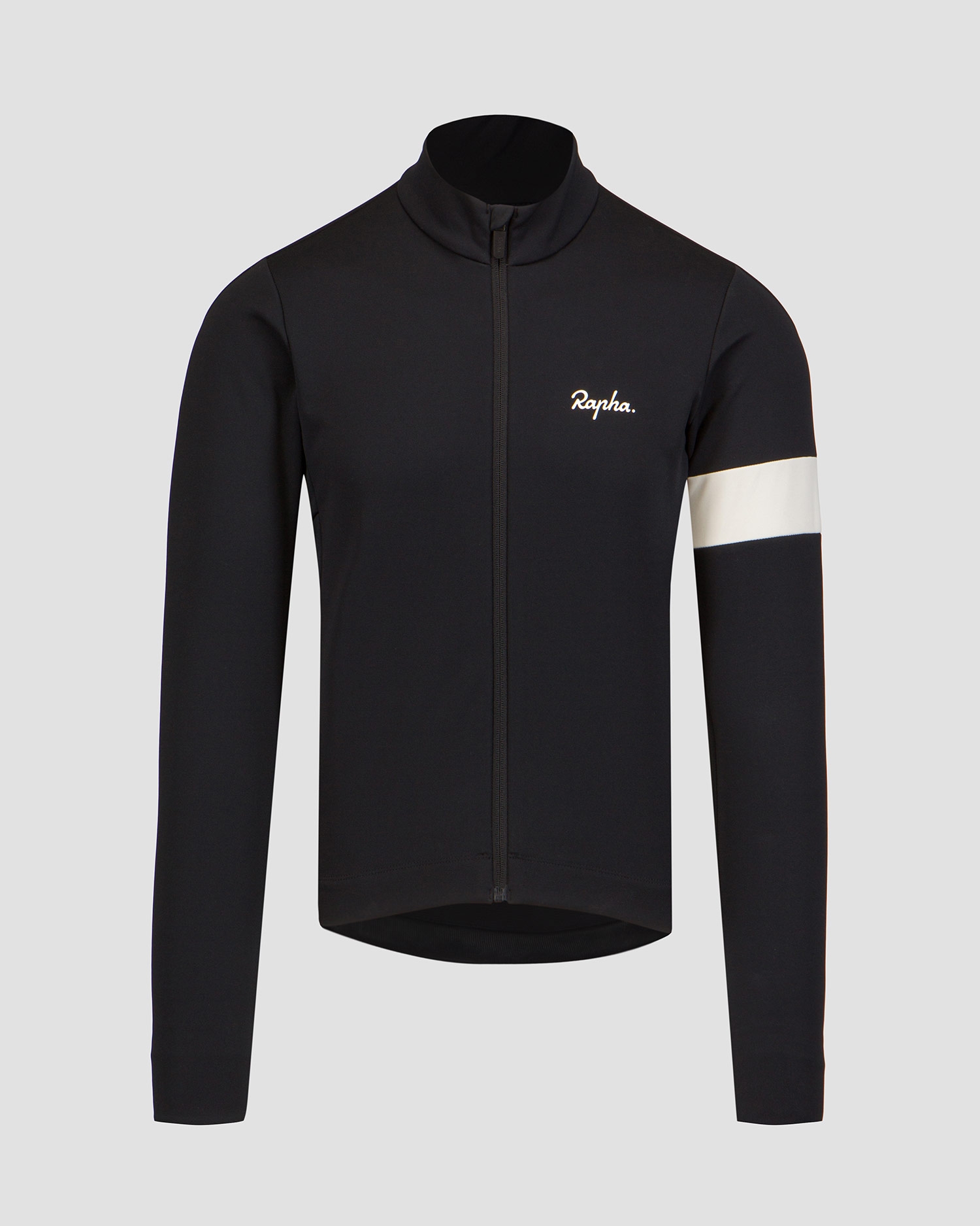 Černá zimní pánská bunda cyklistická větrovka Rapha Core