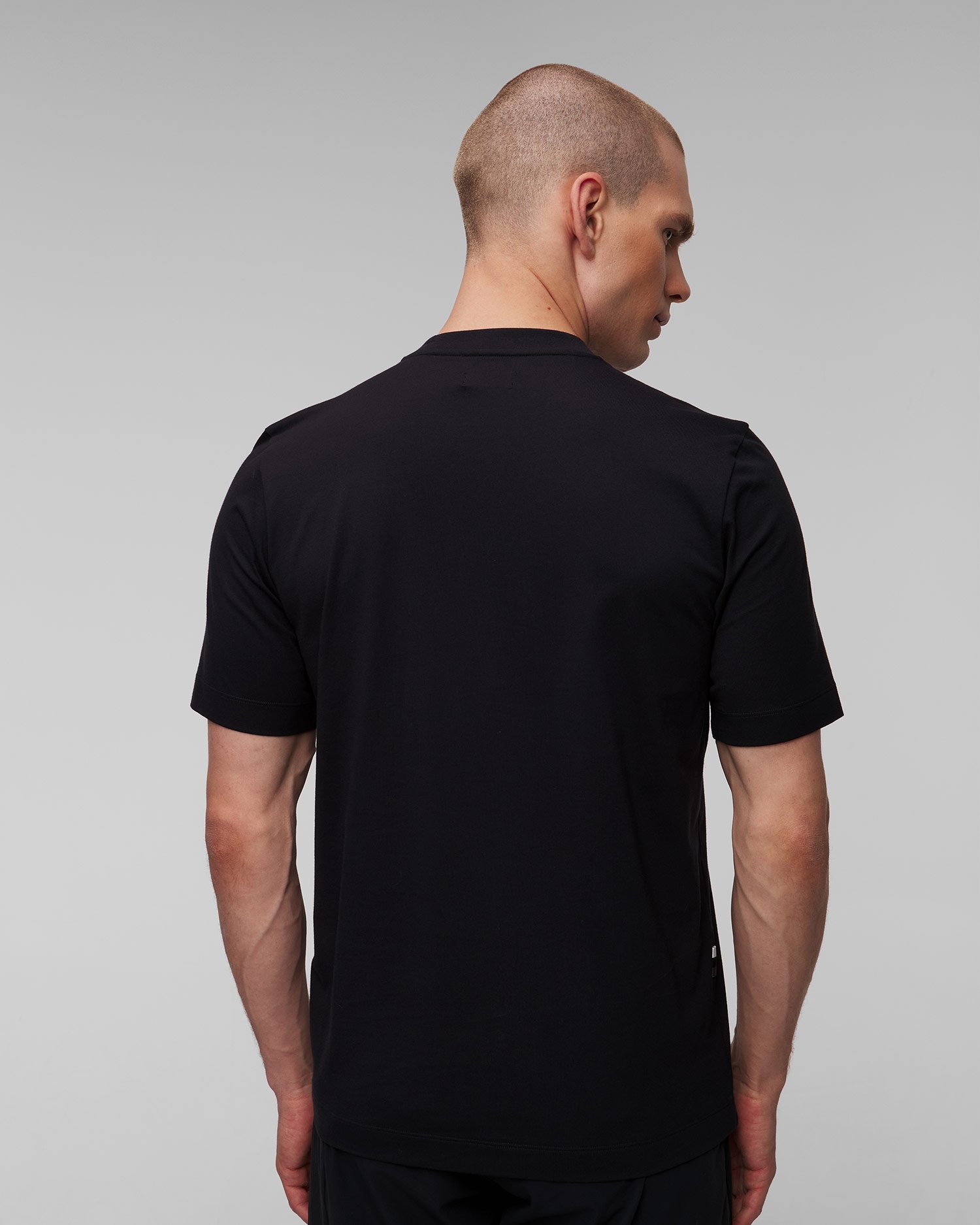 Pánské černé tričko Rapha Logo