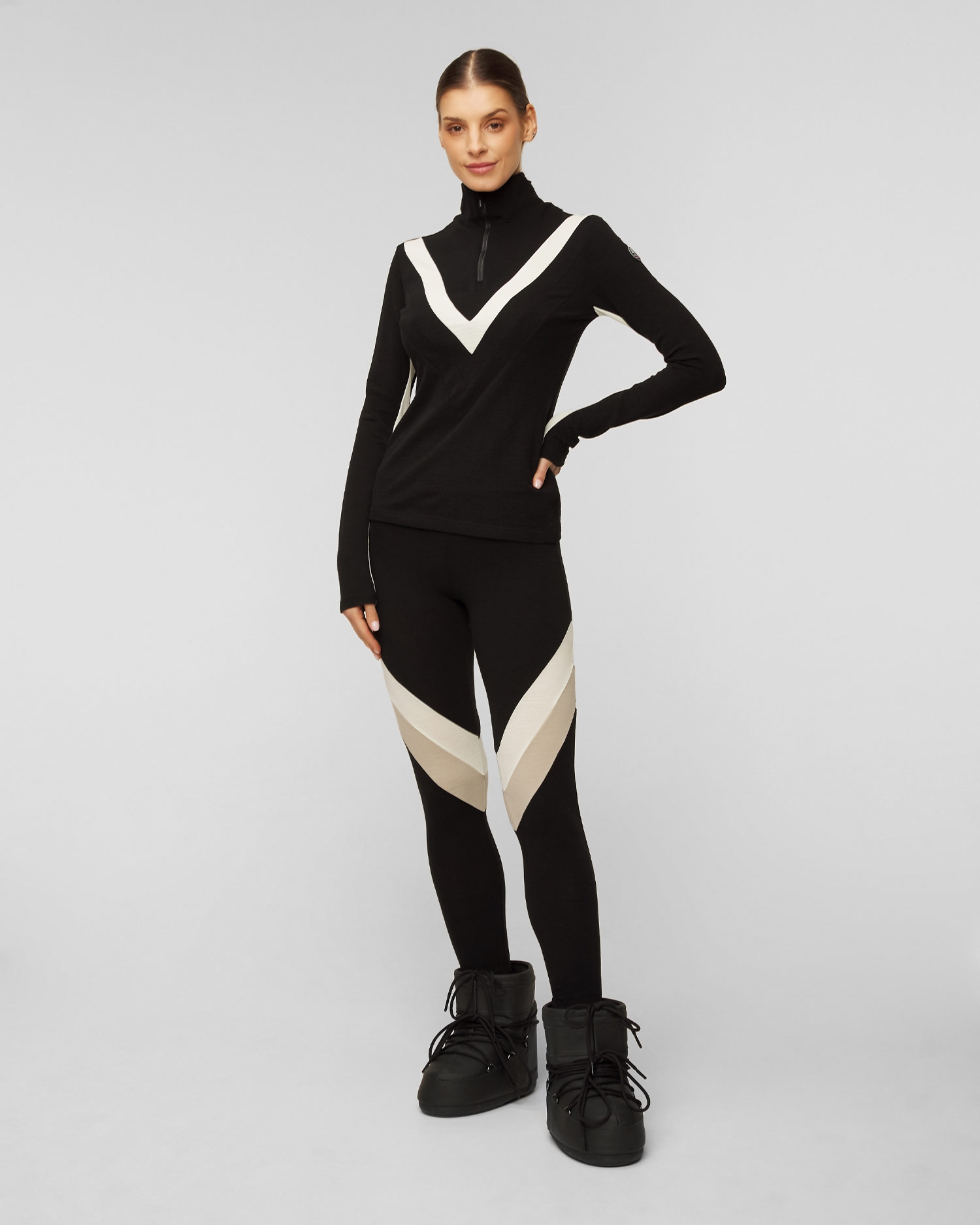 Černé dámské legíny We Norwegians Voss