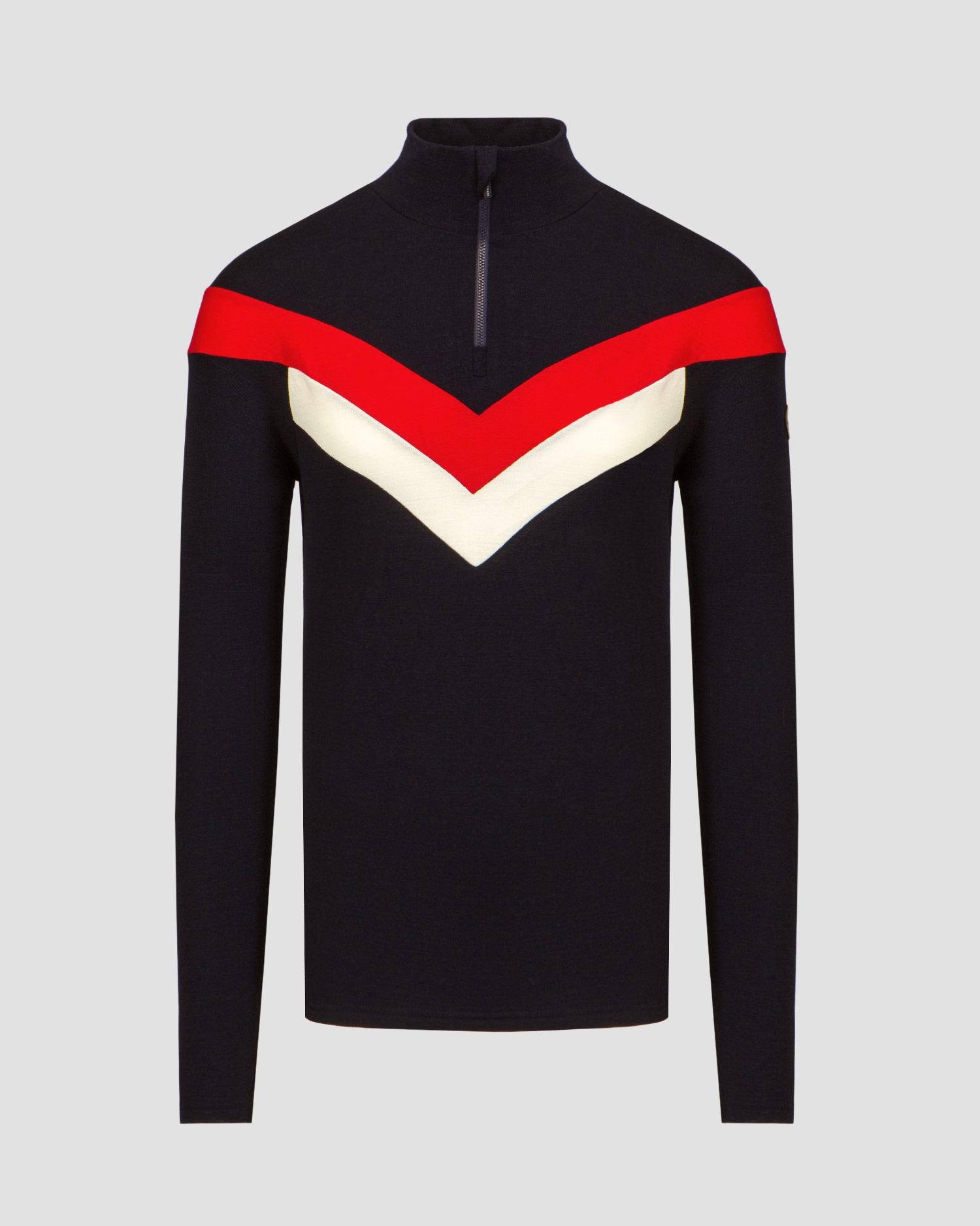 Pánský tmavě modrý rolák se zipem We Norwegians Voss