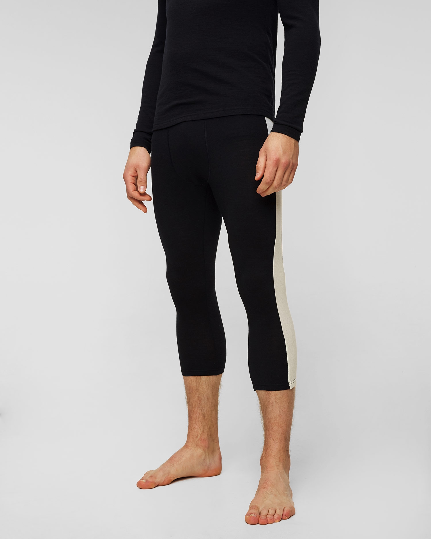 Tmavě modré vlněné pánské kalhoty We Norwegians Voss