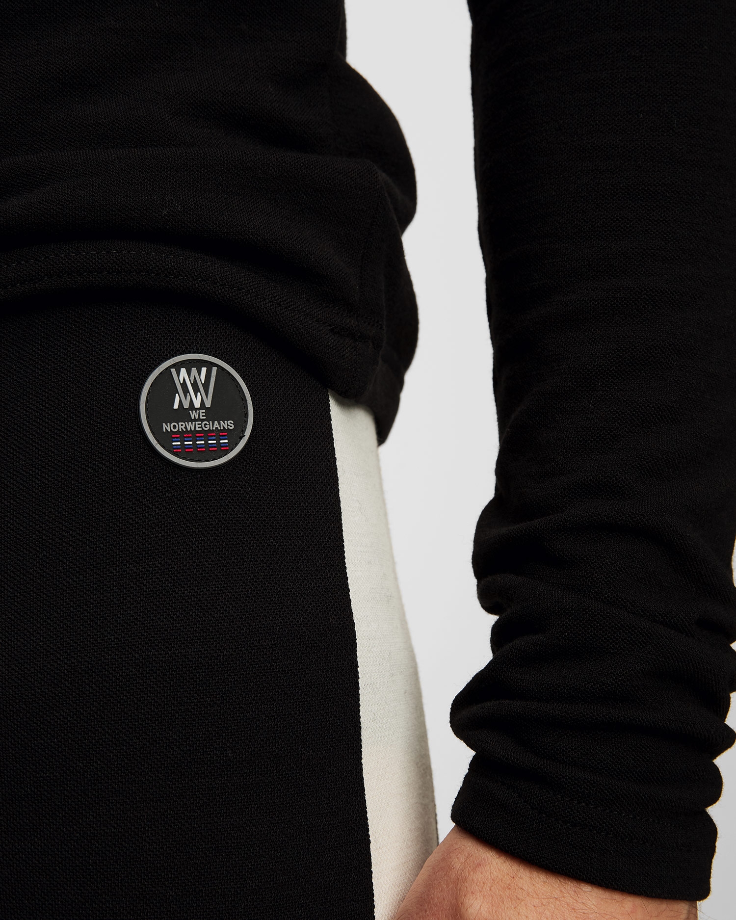 Černé vlněné pánské kalhoty We Norwegians Voss