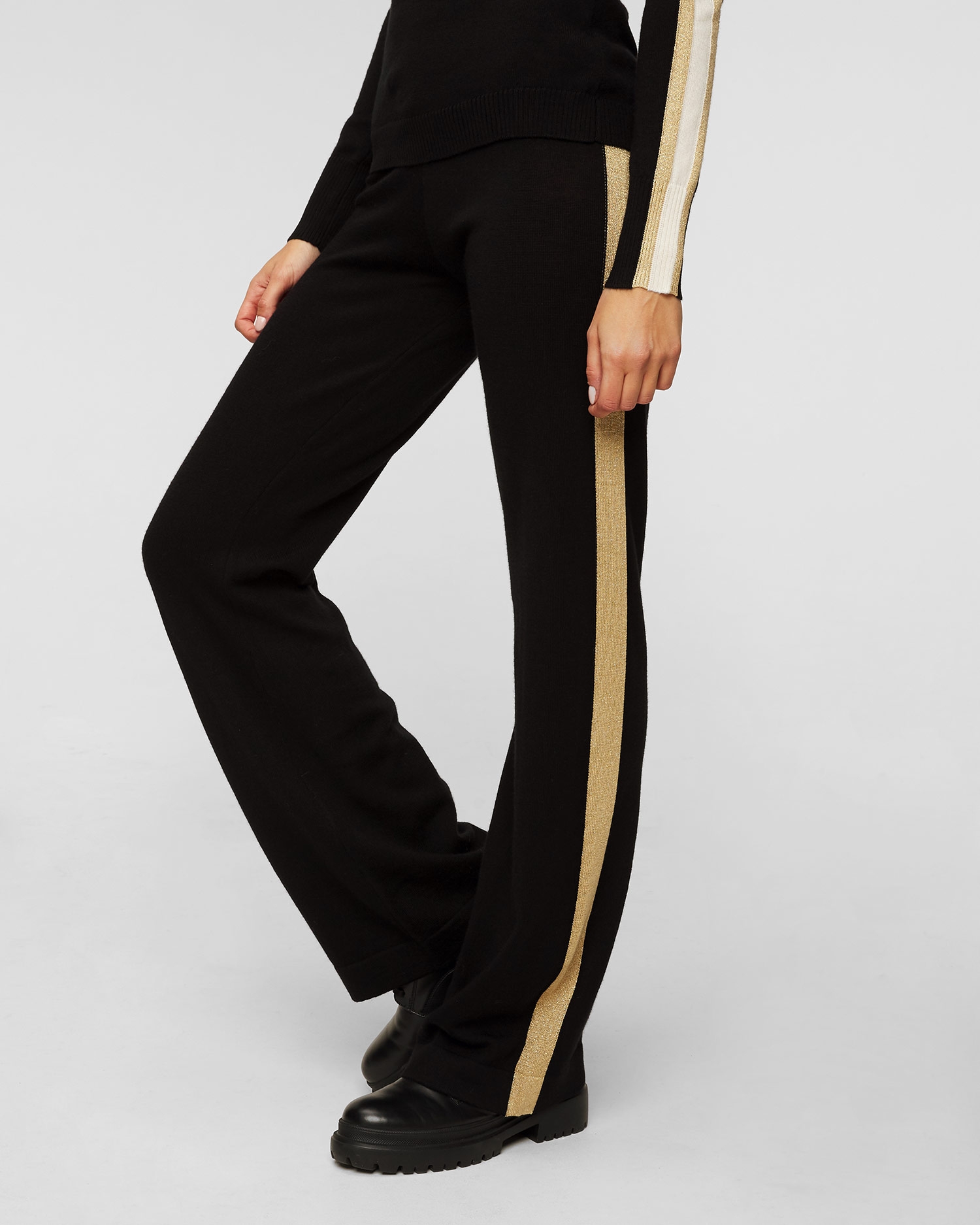 Černé dámské vlněné kalhoty We Norwegians Geilo