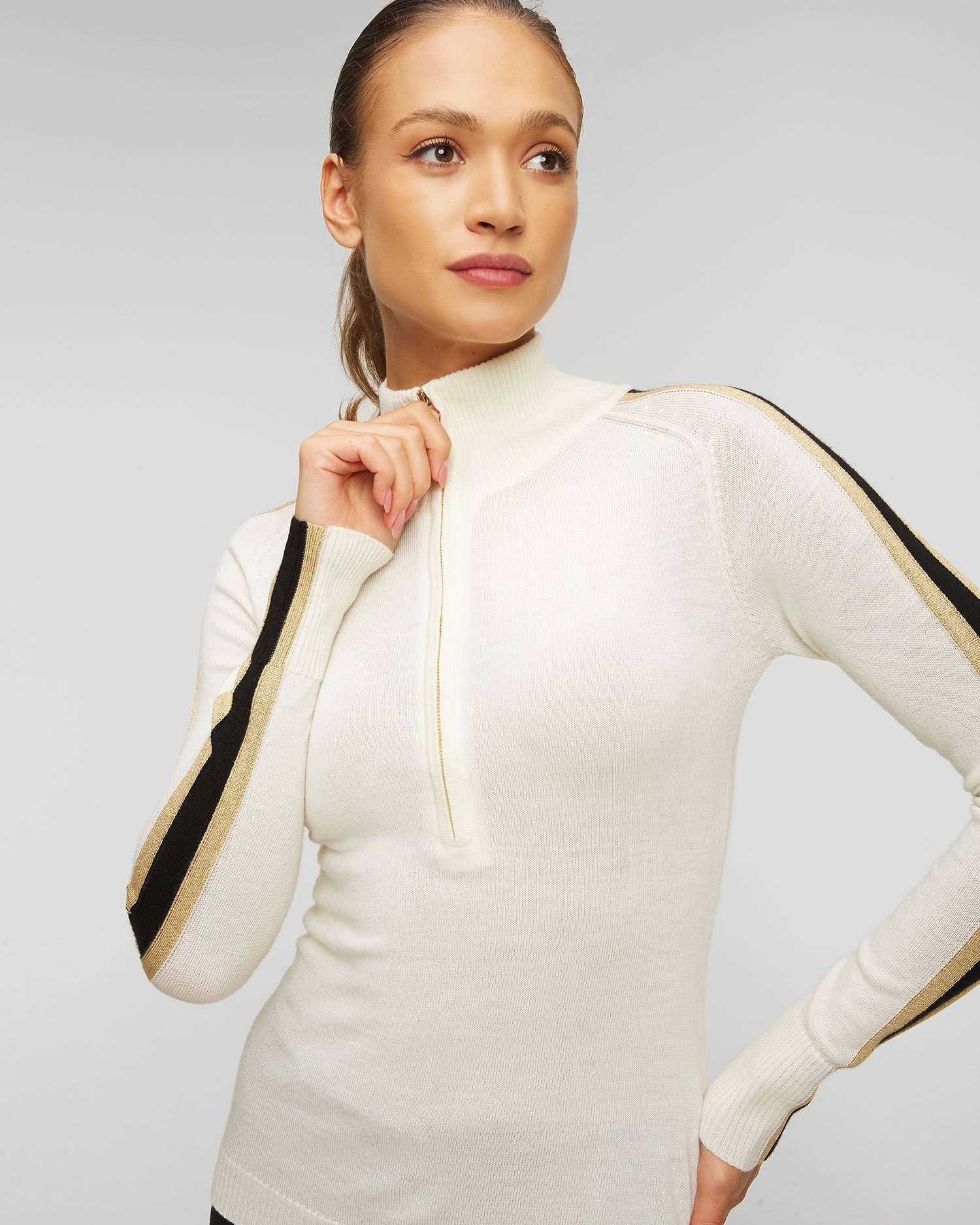 Bílý dámský rolák We Norwegians Geilo