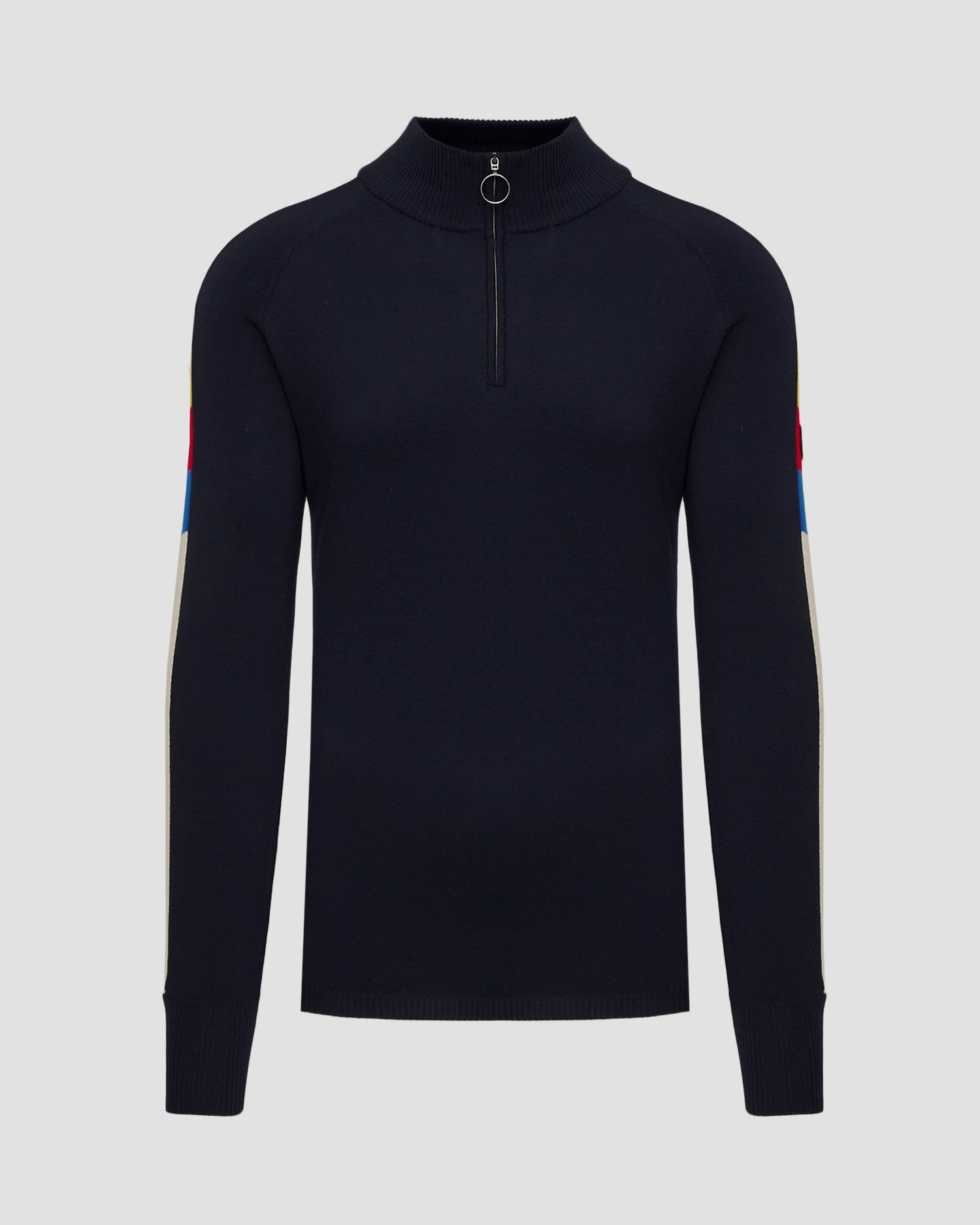 Tmavě modrý pánský rolák na zip We Norwegians Varden