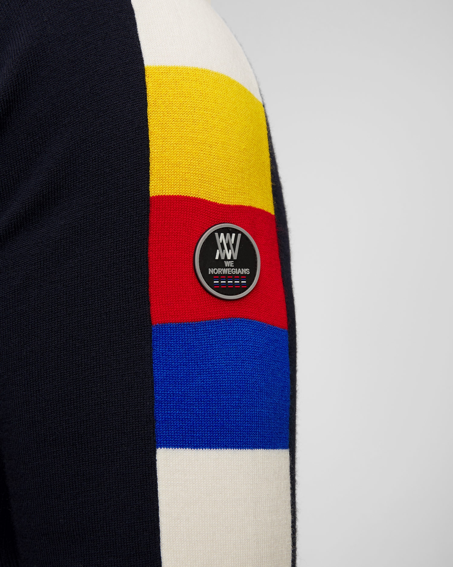 Tmavě modrý pánský rolák na zip We Norwegians Varden