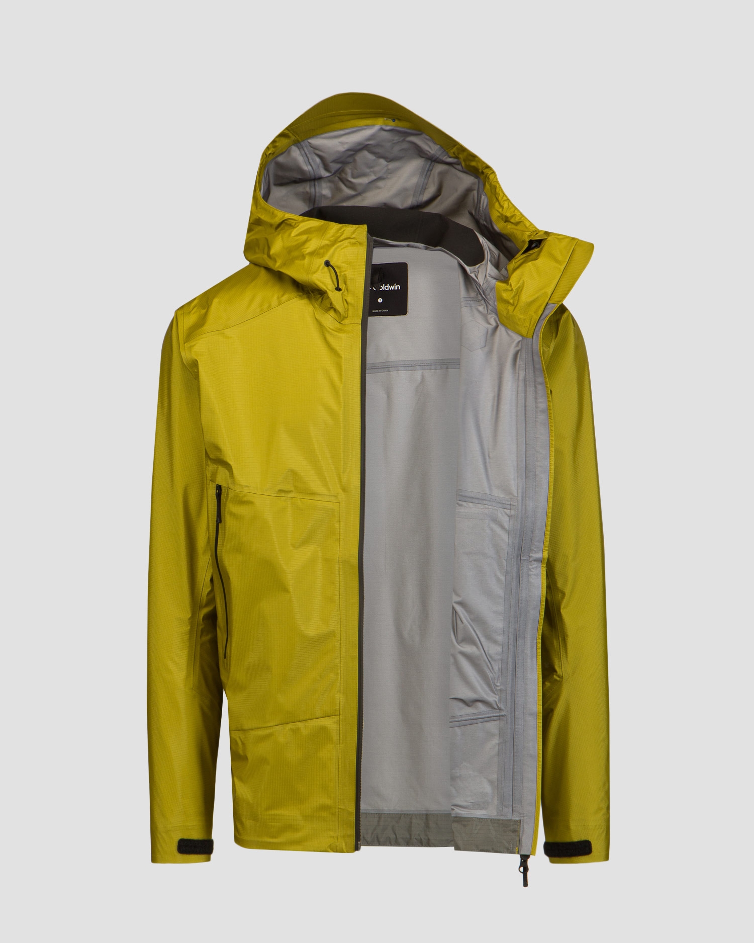 Žlutá pánská membránová bunda Goldwin GORE-TEX 3L Aqua Tect Jacket