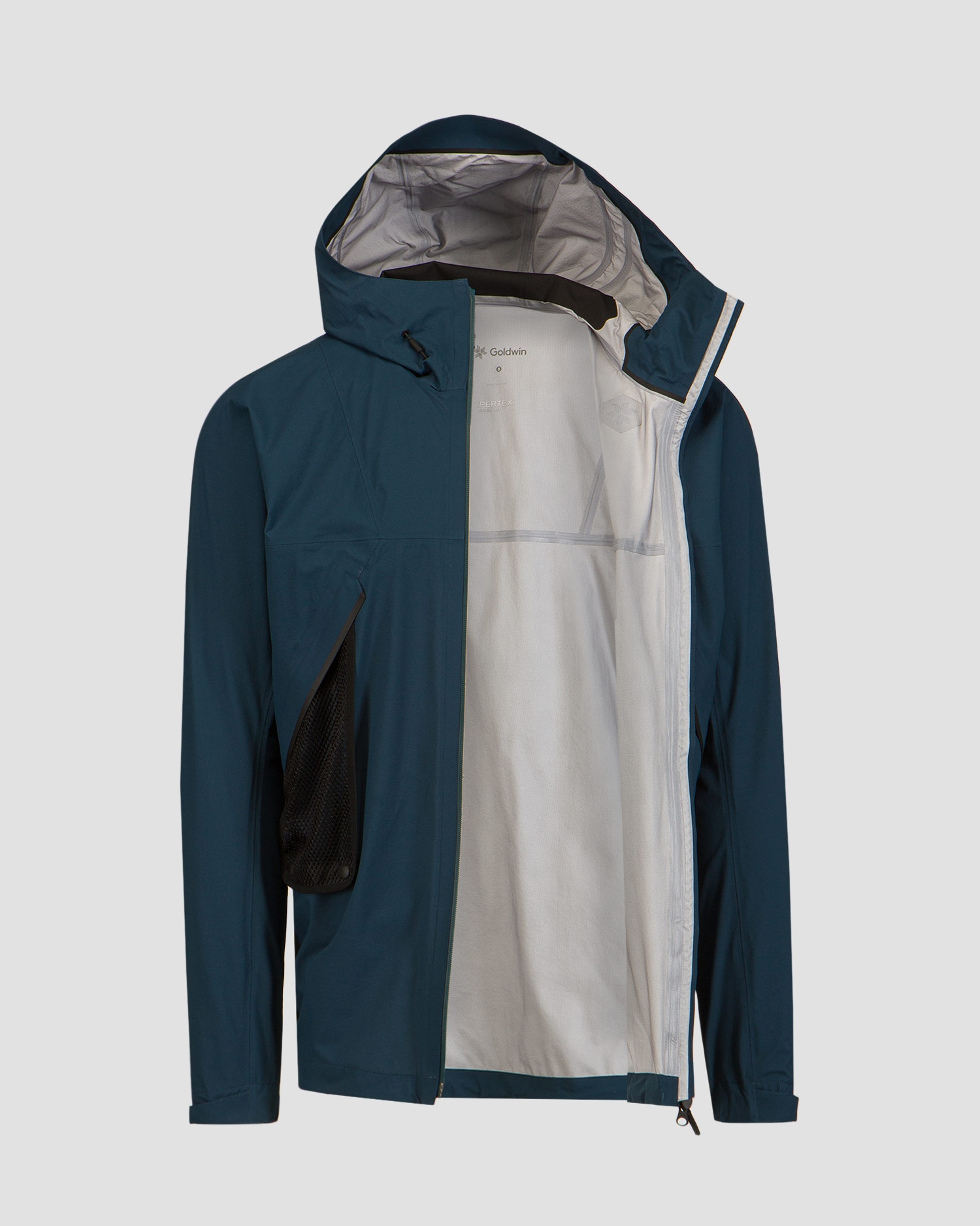 Tmavě modrá pánská horolezecká bunda Goldwin PERTEX SHIELD AIR Mountaineering Jacket