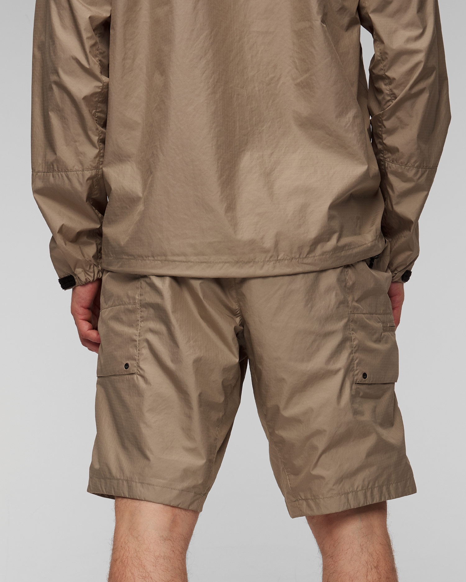 Béžové pánské kapsáčové kraťasy Goldwin Rip-stop Light Cargo Shorts
