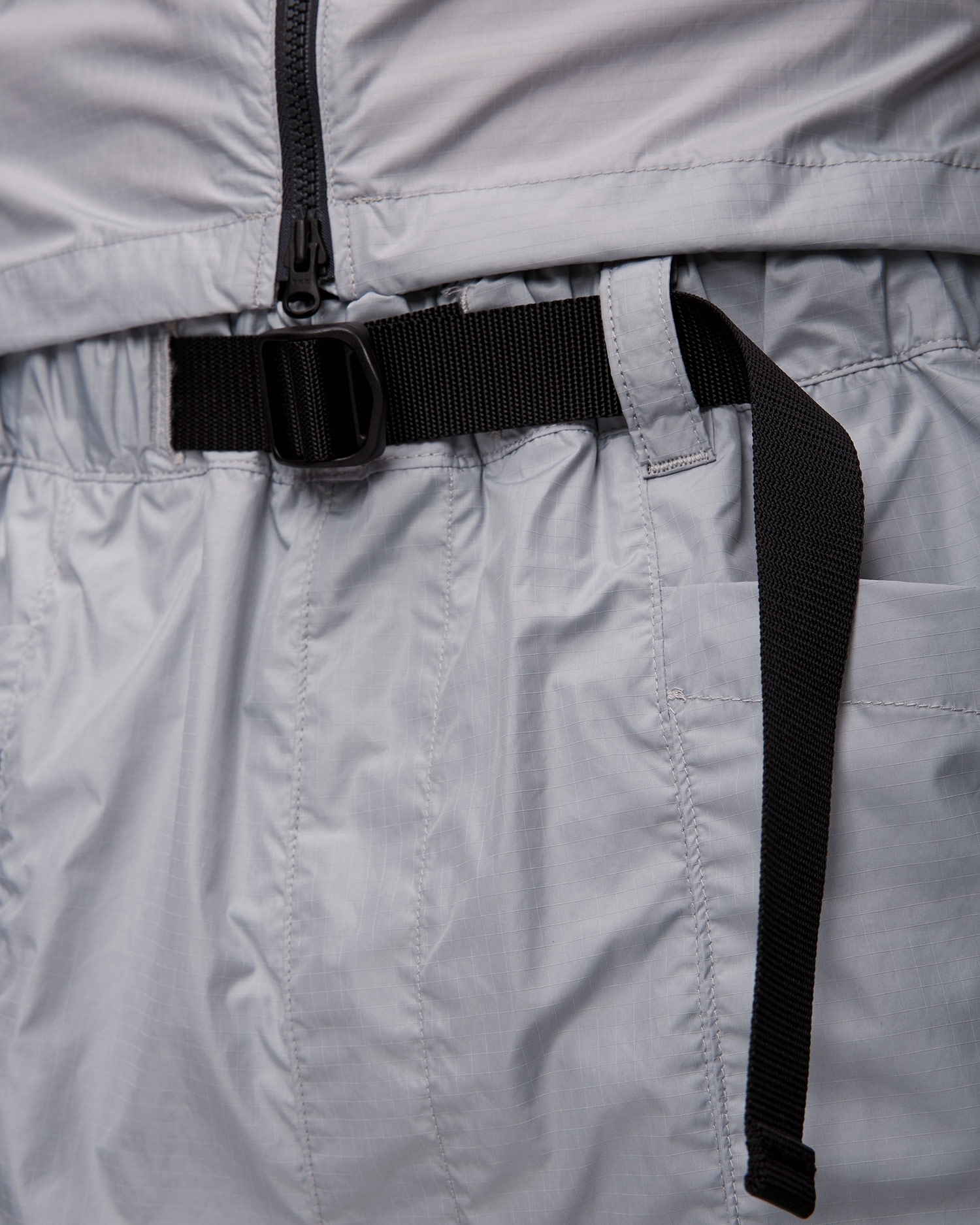 Šedé pánské kapsáčové kraťasy Goldwin Rip-stop Light Cargo Shorts