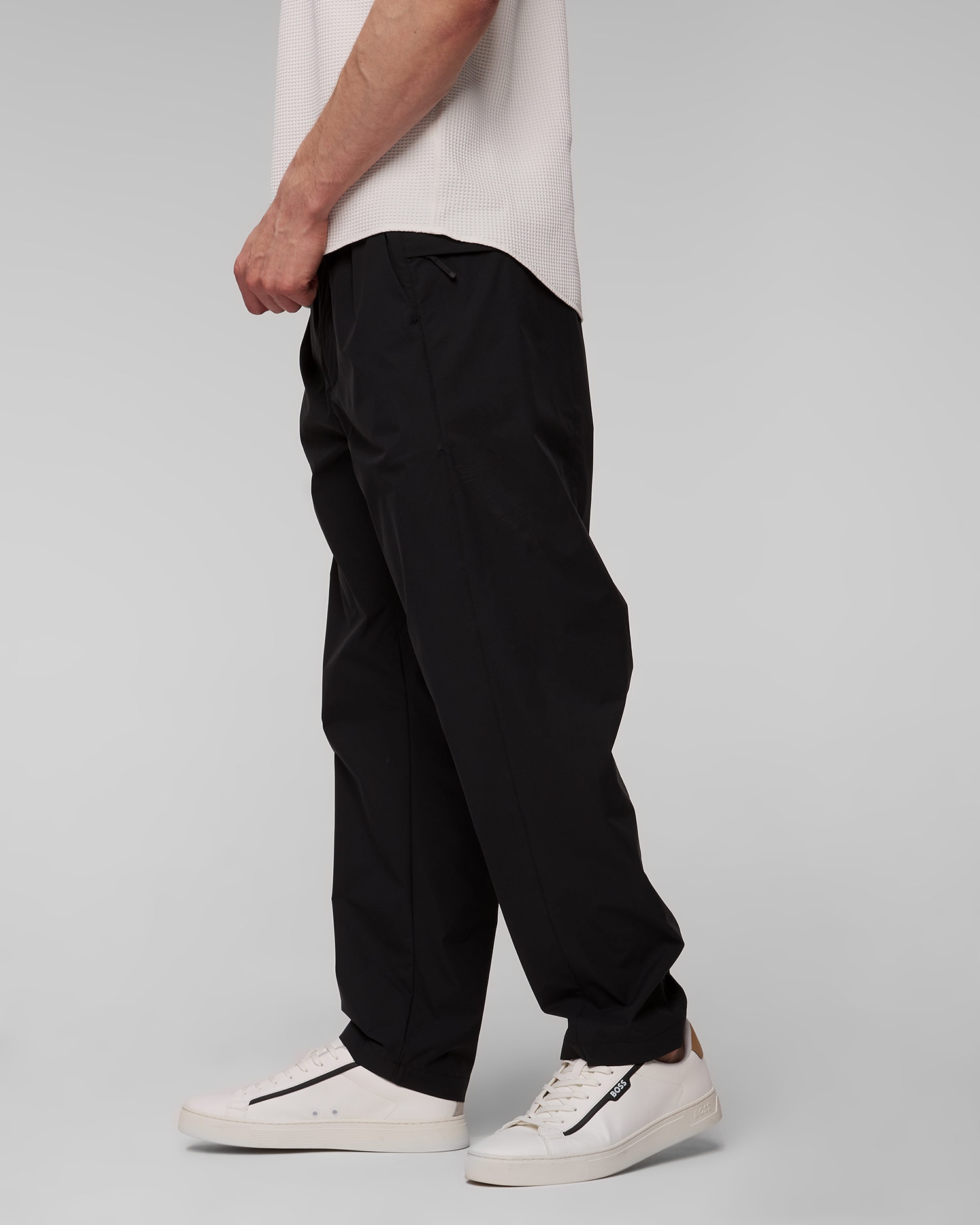 Černé pánské kalhoty Goldwin All Direction Stretch Tapered Pants