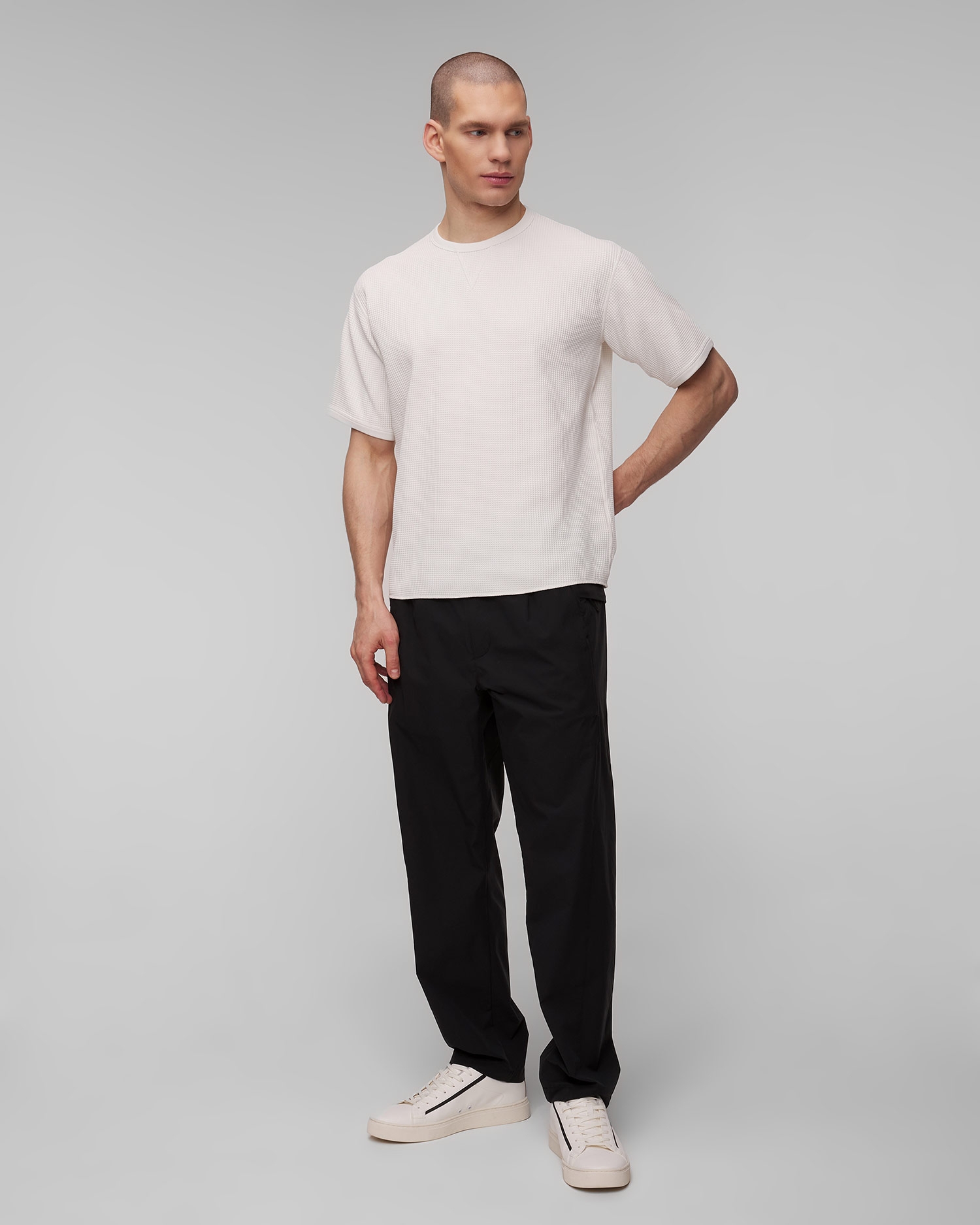 Černé pánské kalhoty Goldwin All Direction Stretch Tapered Pants