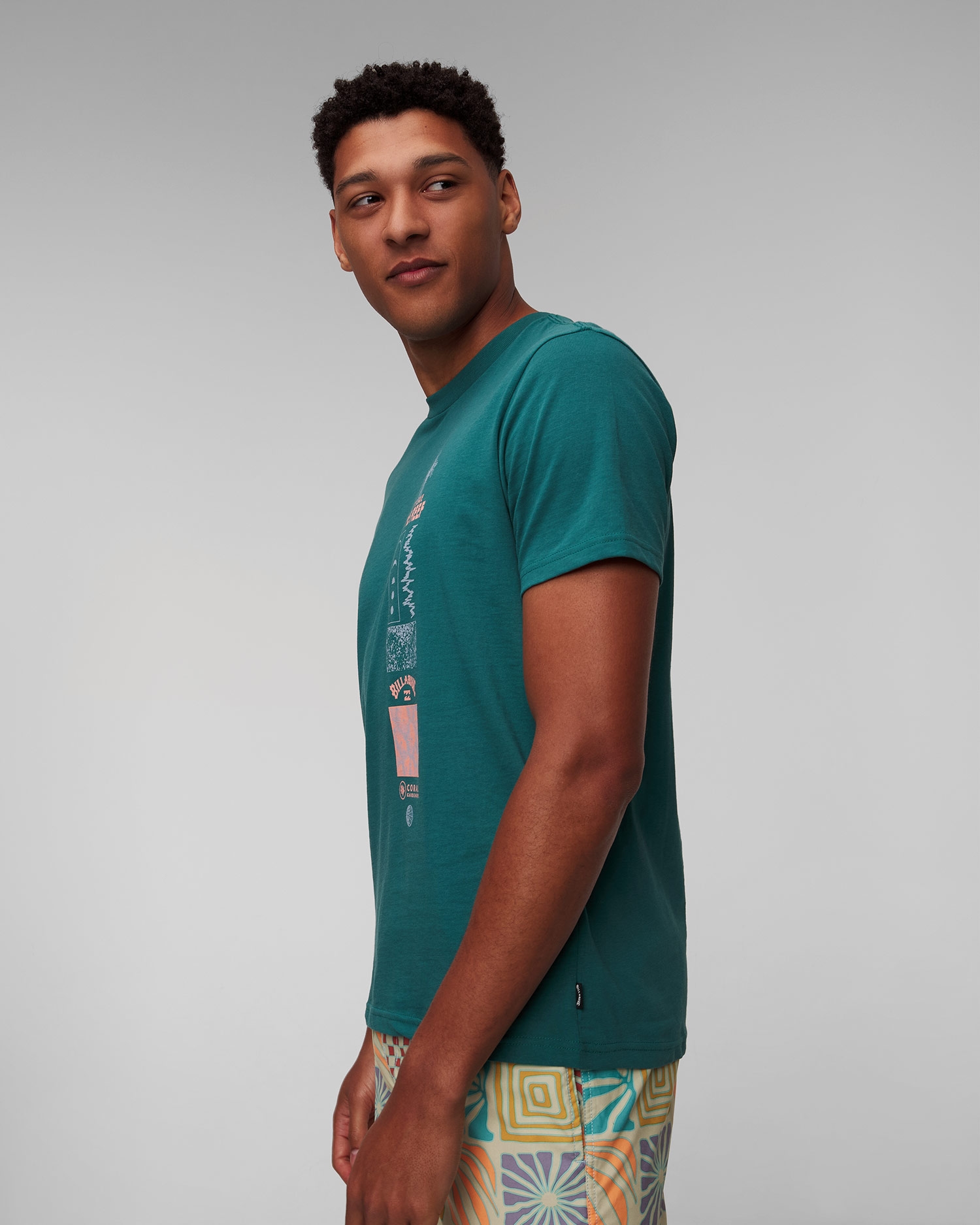 Modré pánské tričko Billabong Cg Reef Nursery Ss