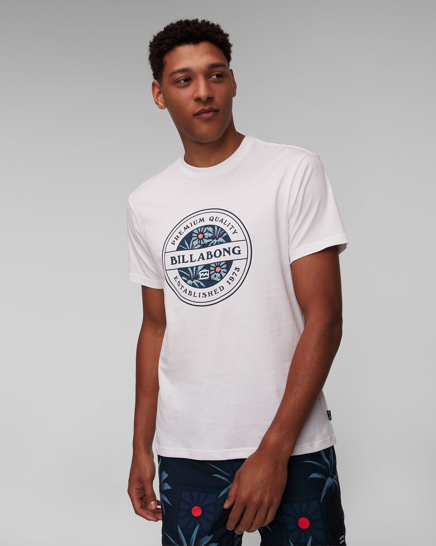 Bílé pánské tričko Billabong Rotor Fill Ss