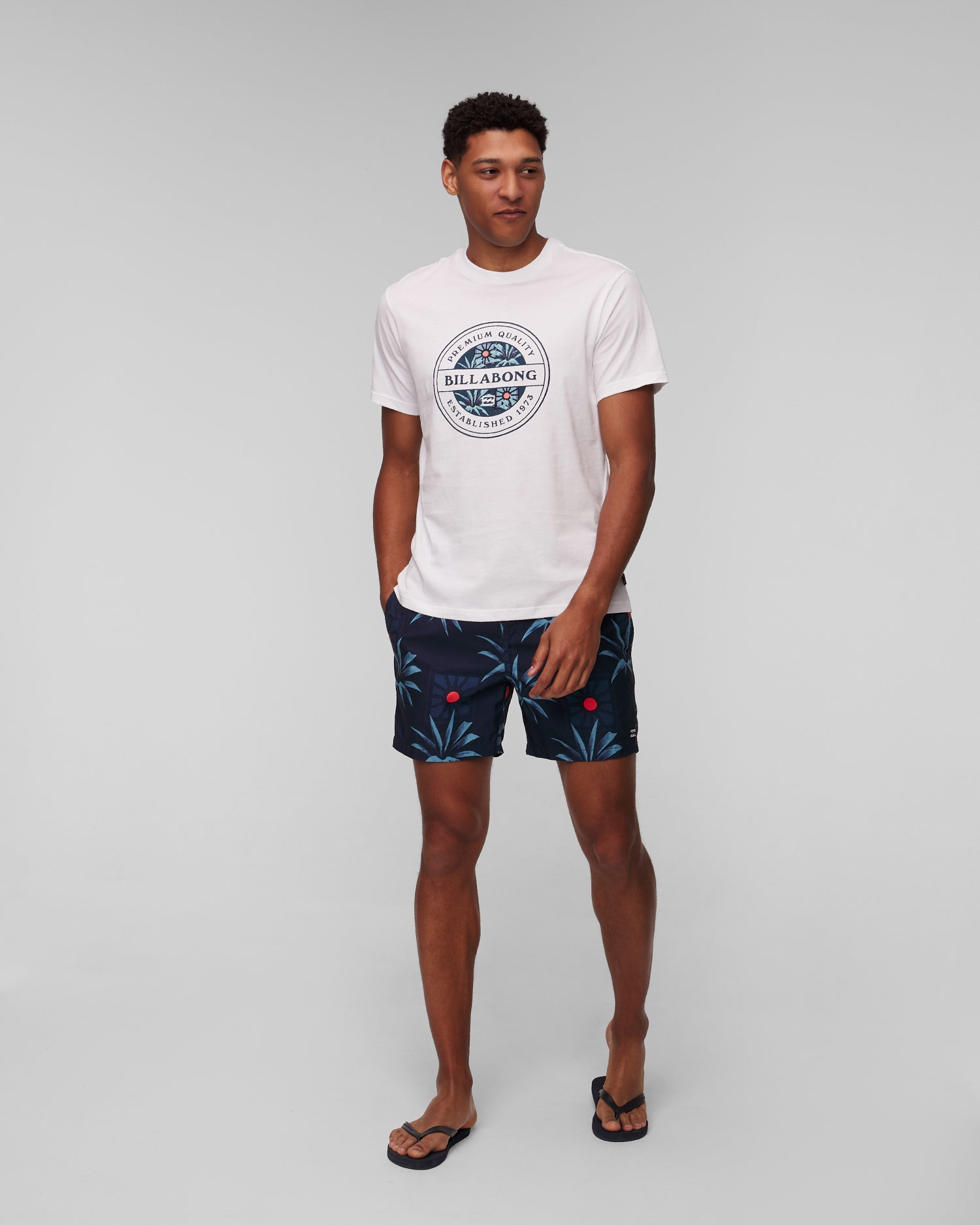 Bílé pánské tričko Billabong Rotor Fill Ss