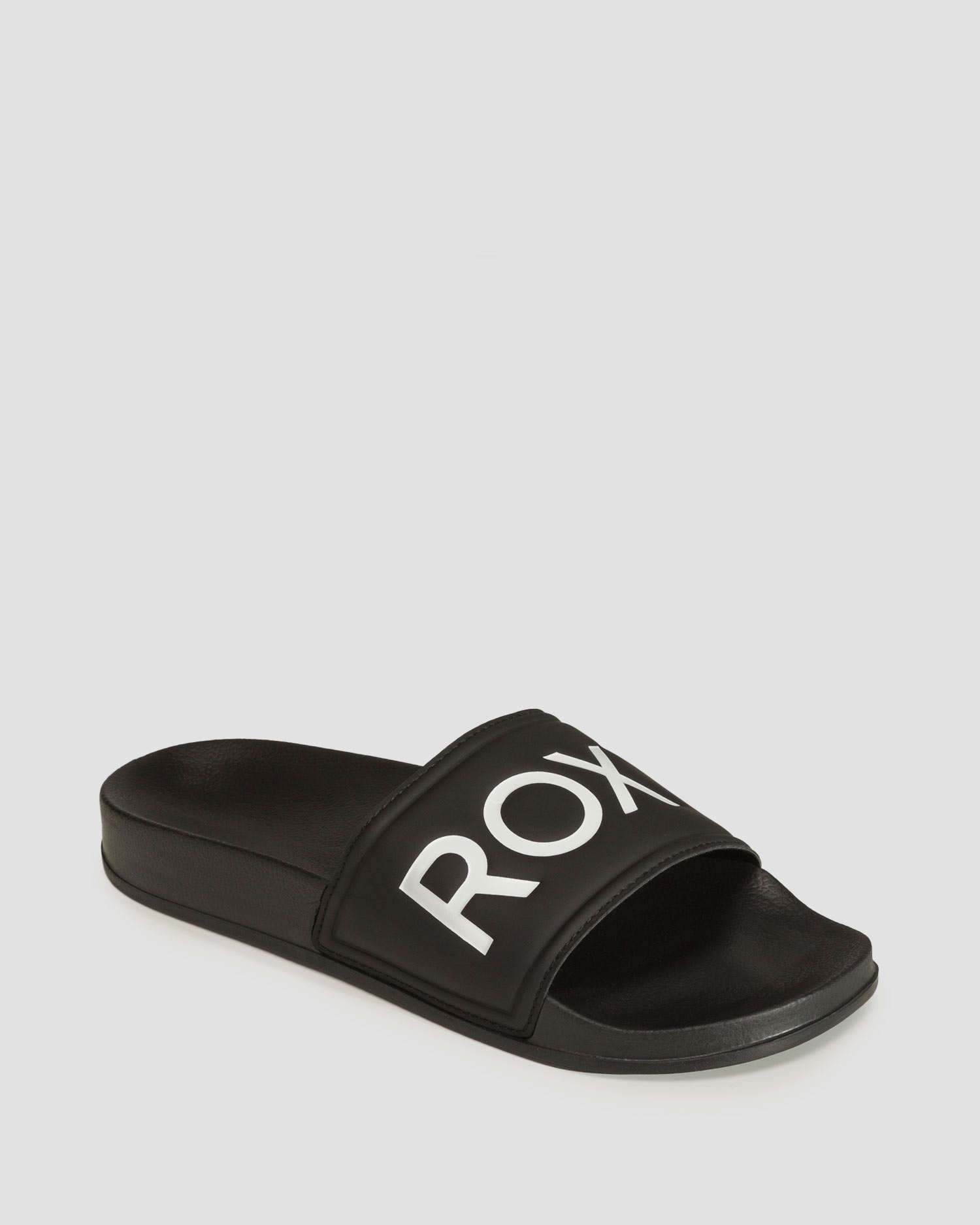 Černé plážové žabky Roxy Slippy II