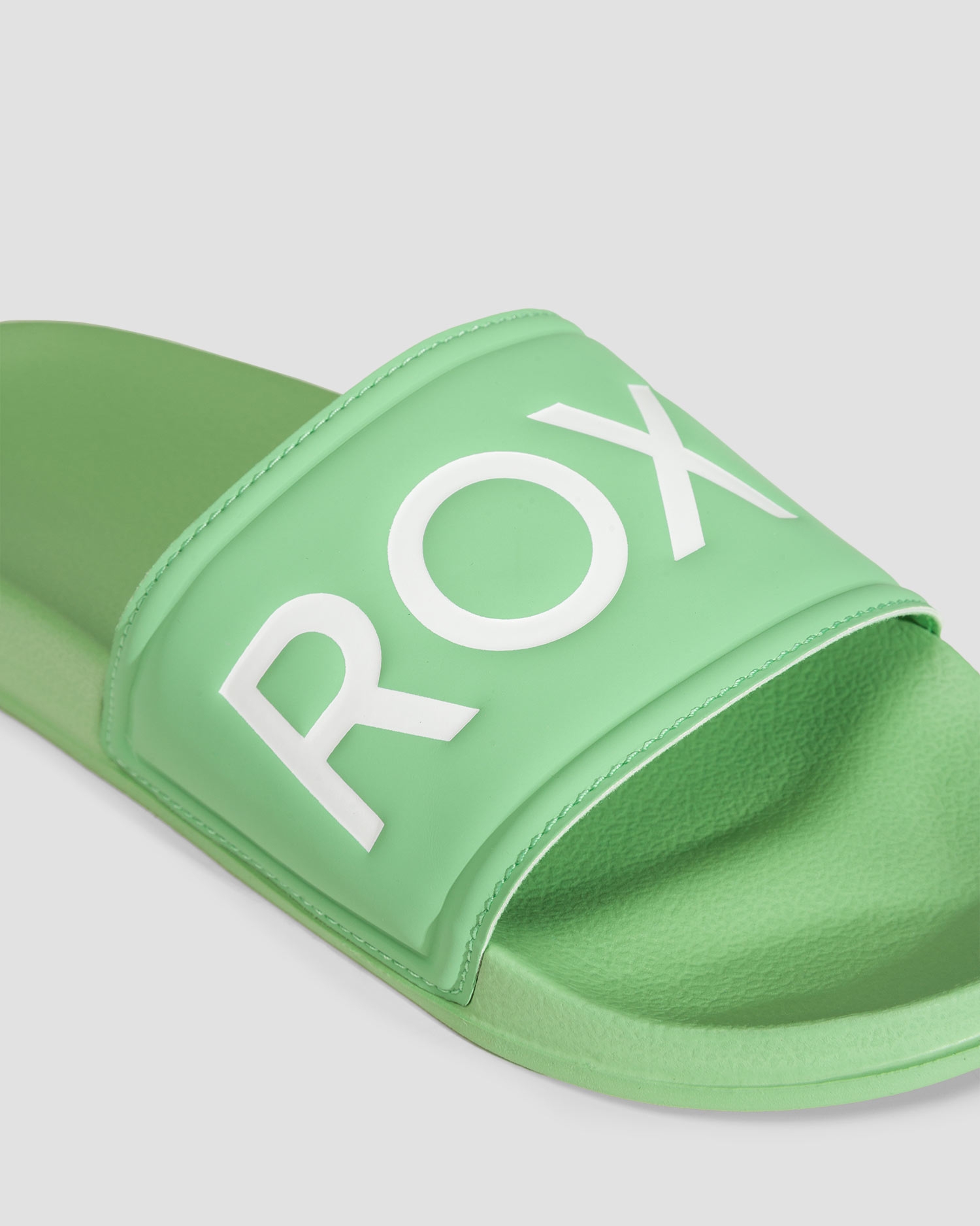 Plážové žabky Roxy Slippy II v Zelené Barvě