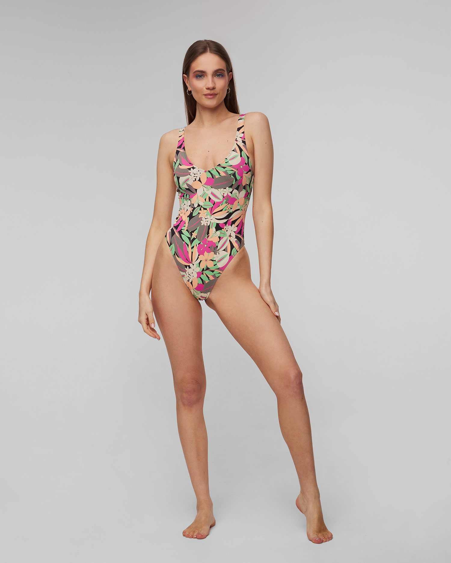 Dámské jednodílné plavky Roxy Printed Beach Classics