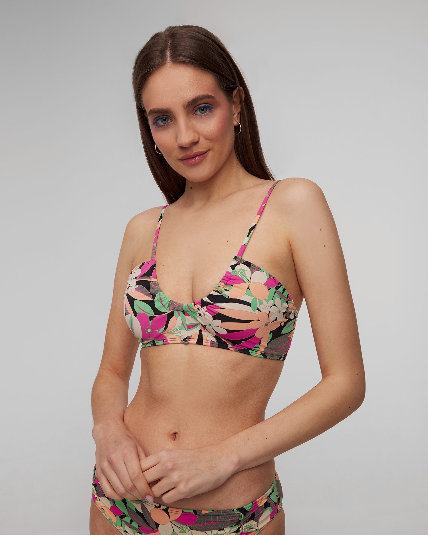 Horní díl plavek Roxy Printed Beach Classics