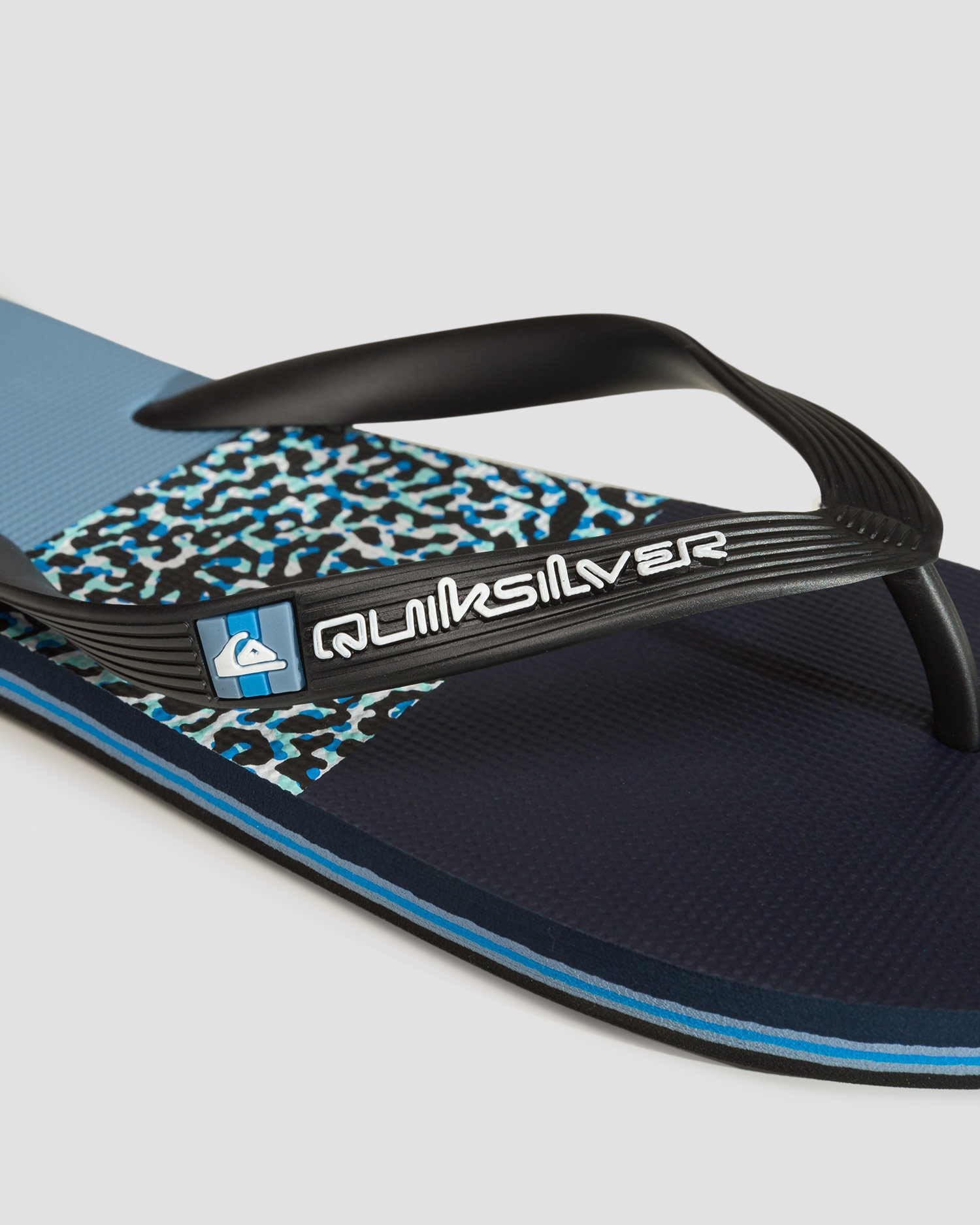 Modré pánské žabky Quiksilver Molokai Stripe
