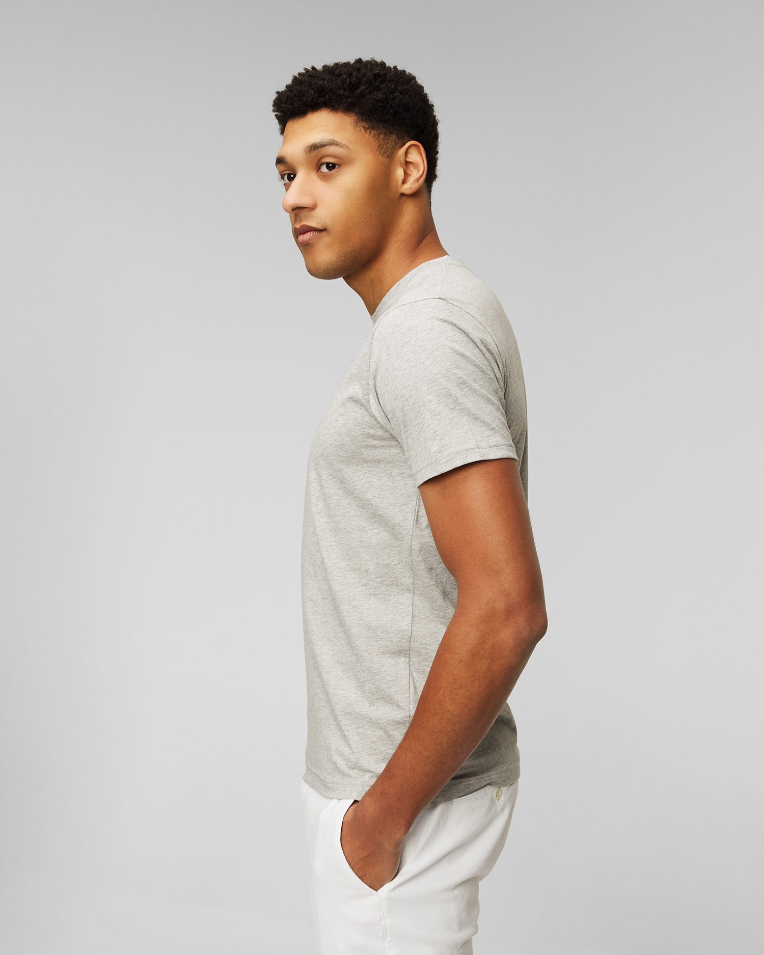 Šedé pánské tričko Sunspel