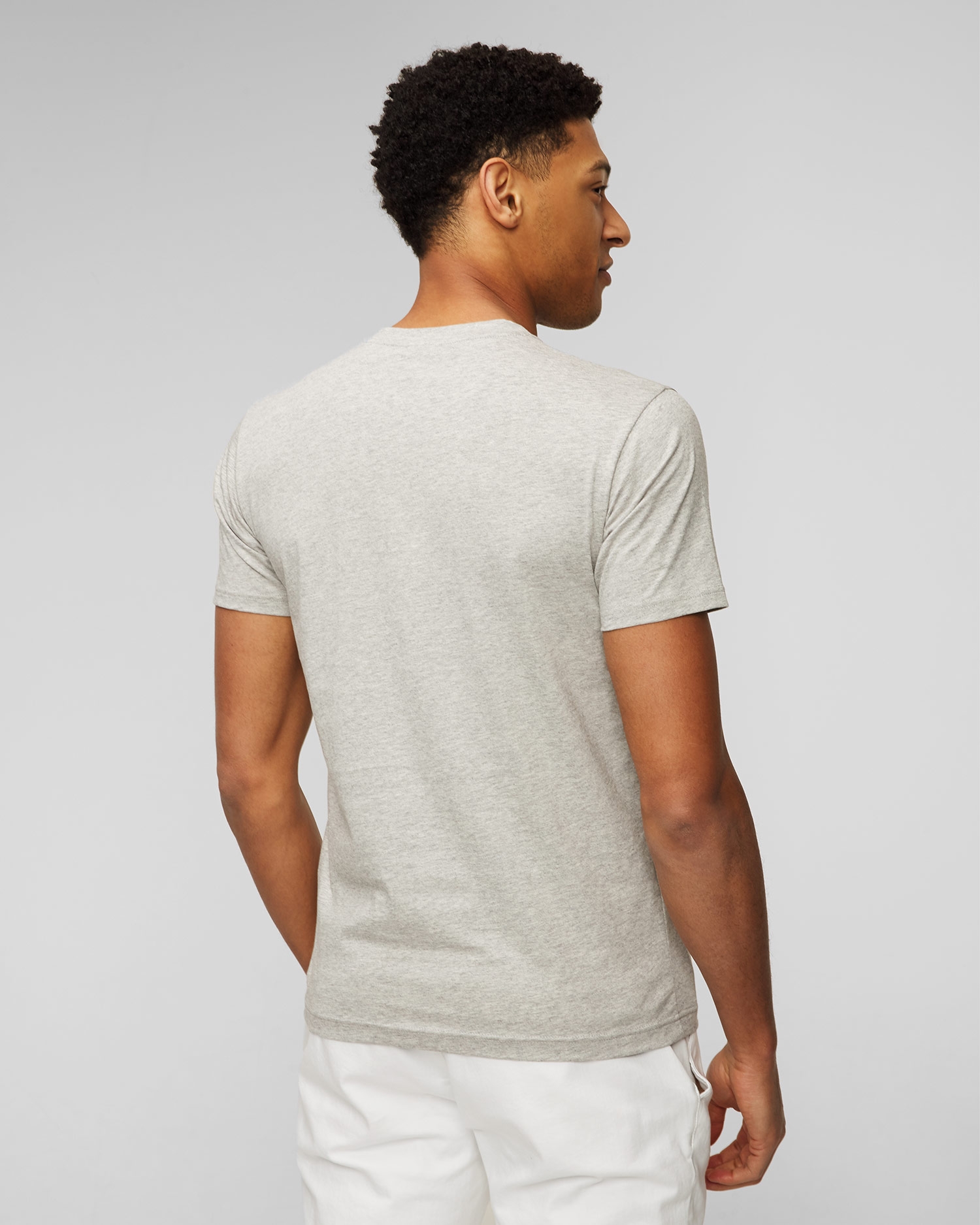 Šedé pánské tričko Sunspel