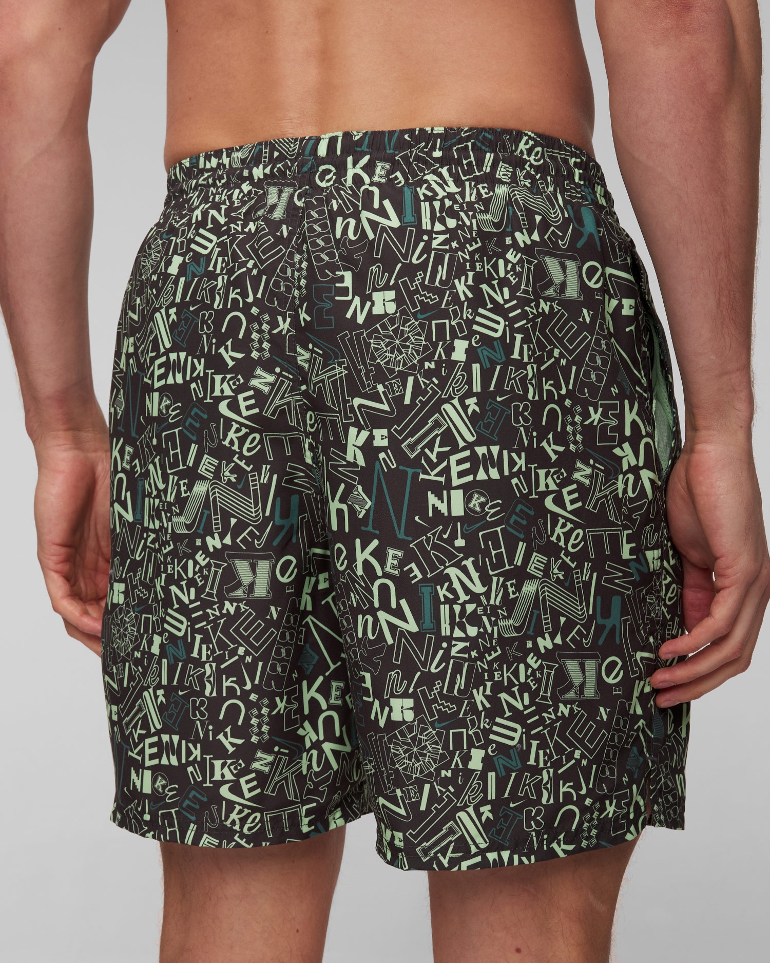 Zelené pánské plavky Nike Swim Nike Blender 7"